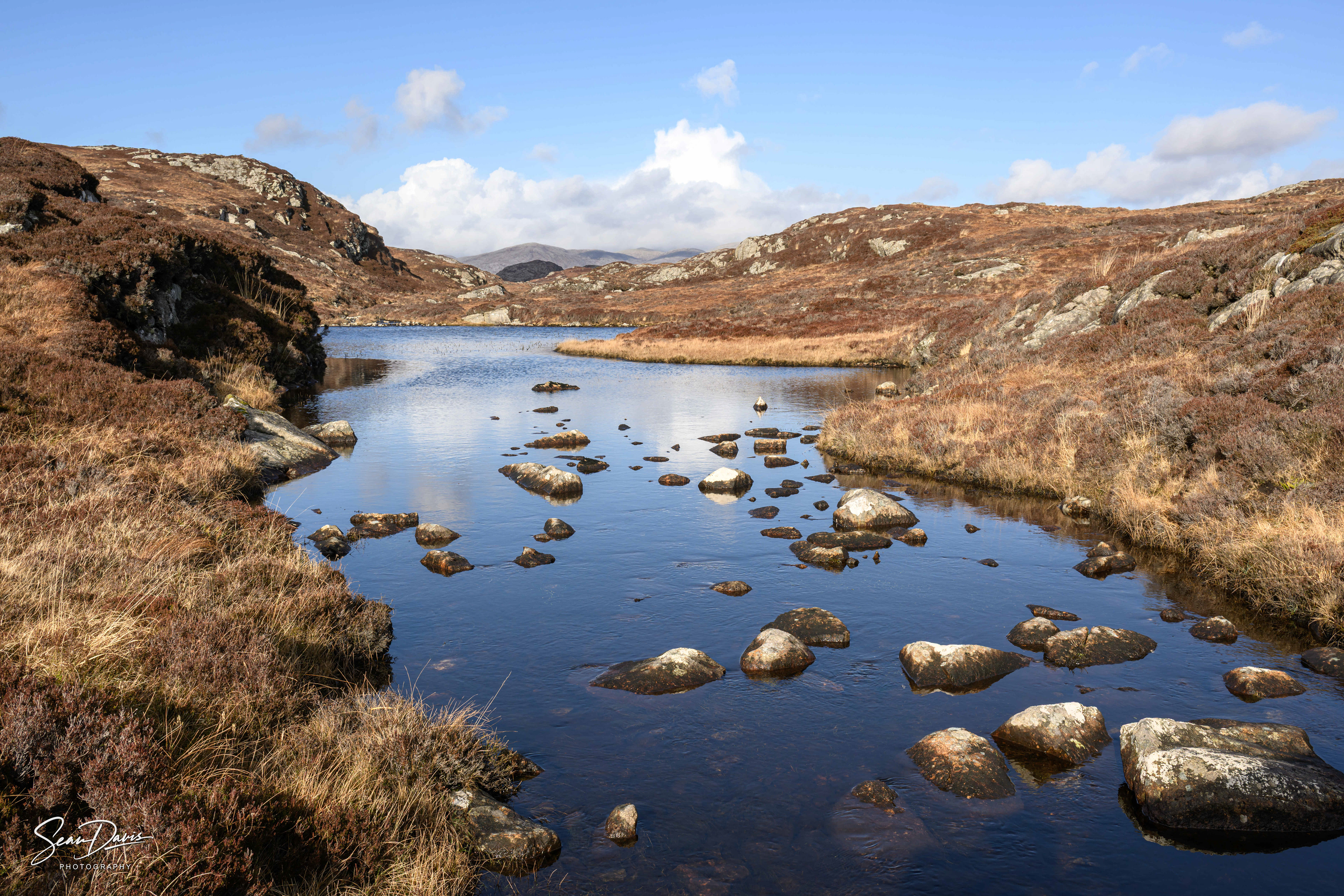 Lochan View towards Harris Hills
