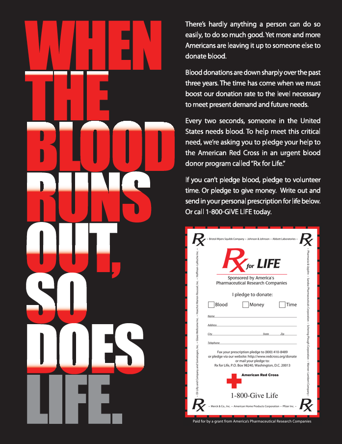 Pharma-sponsored Blood Drive