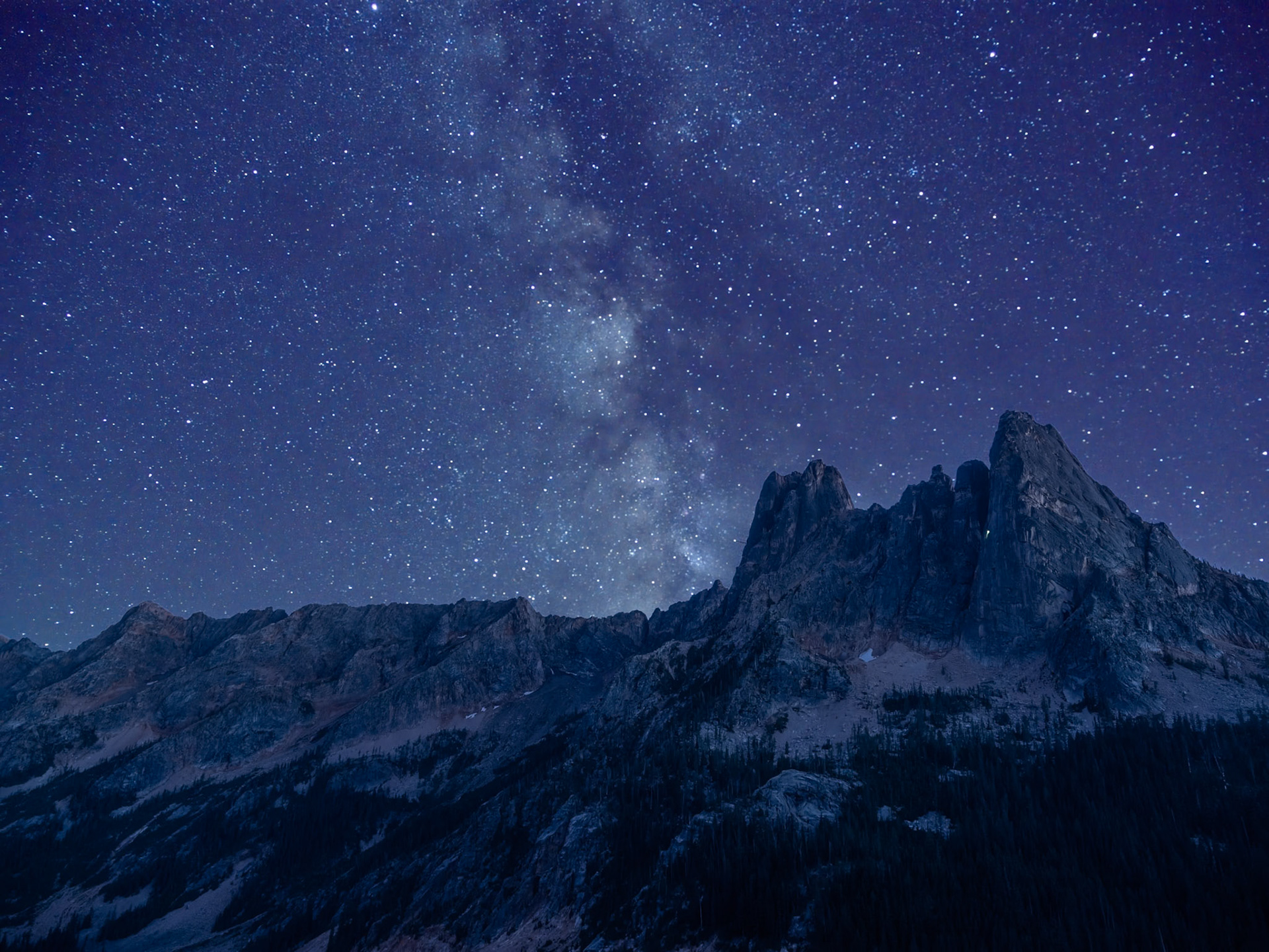 Liberty Bell Mountain Milky Way