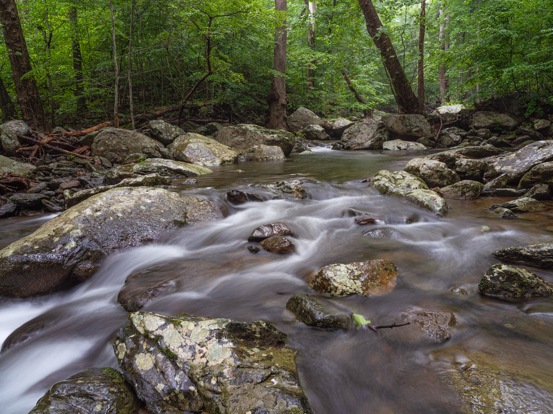 Creek Long Exposure View
