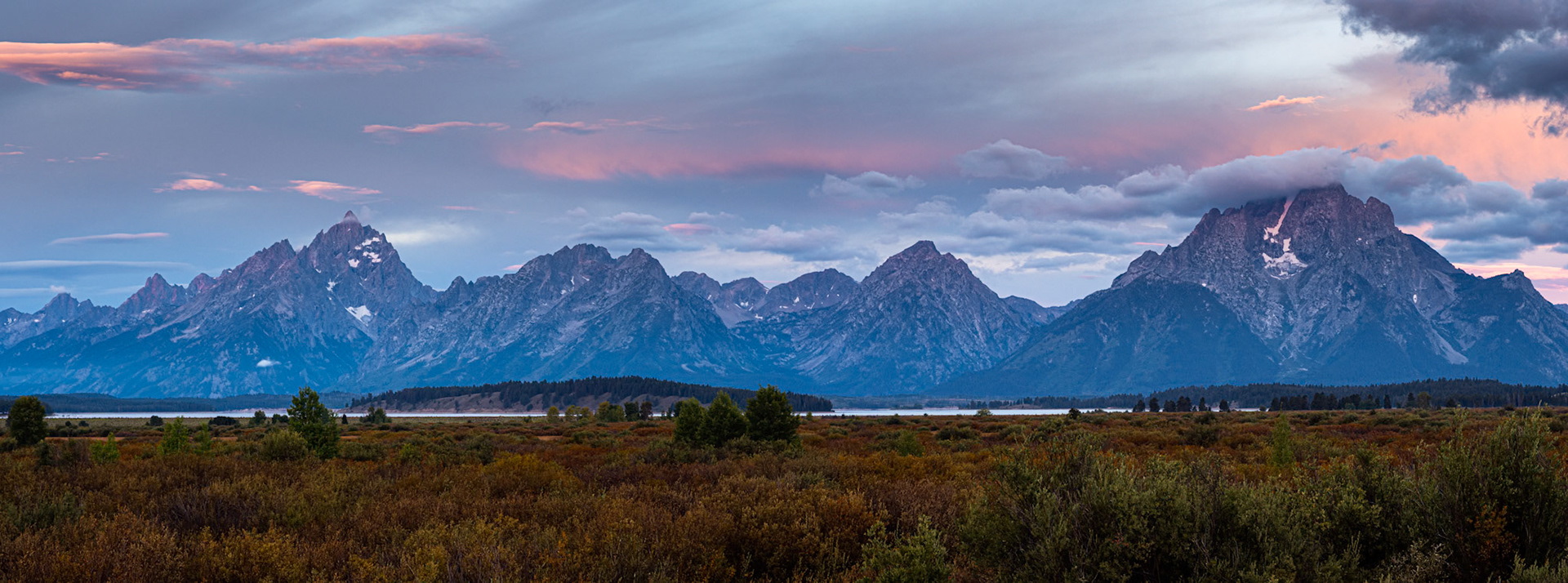 Grand Teton Sunrise Panorama