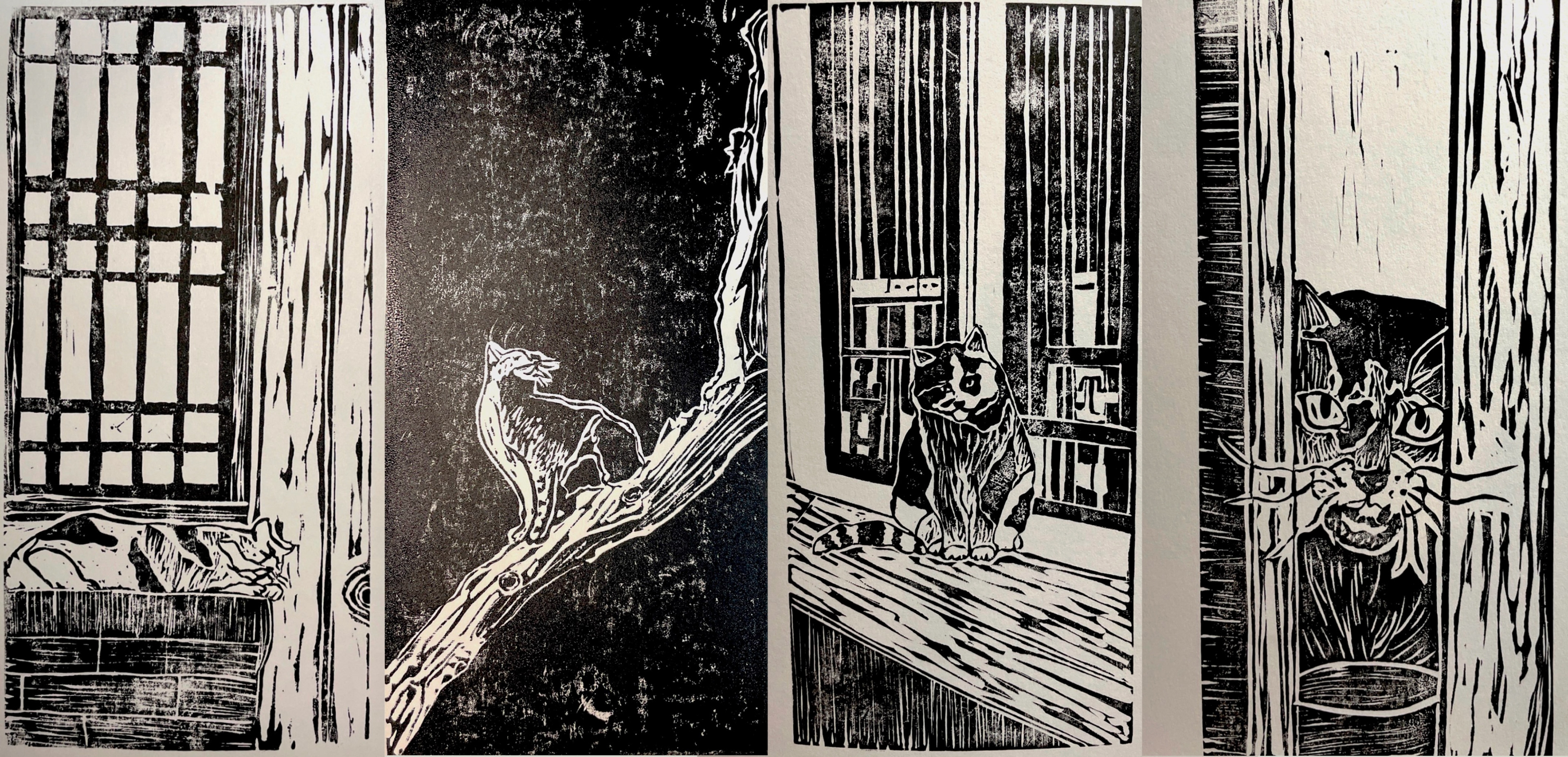 Cats in the Forbidden City, Printmaking