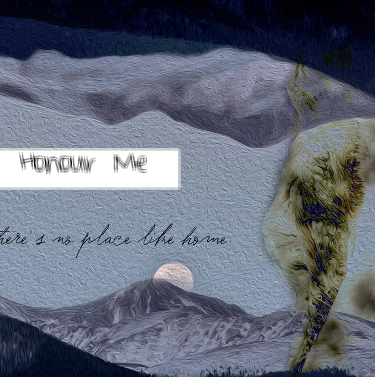 The album cover design, Photoshop