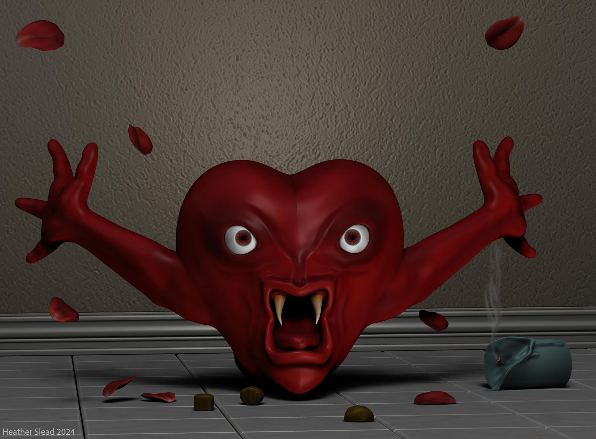 Valentine's Day Monster