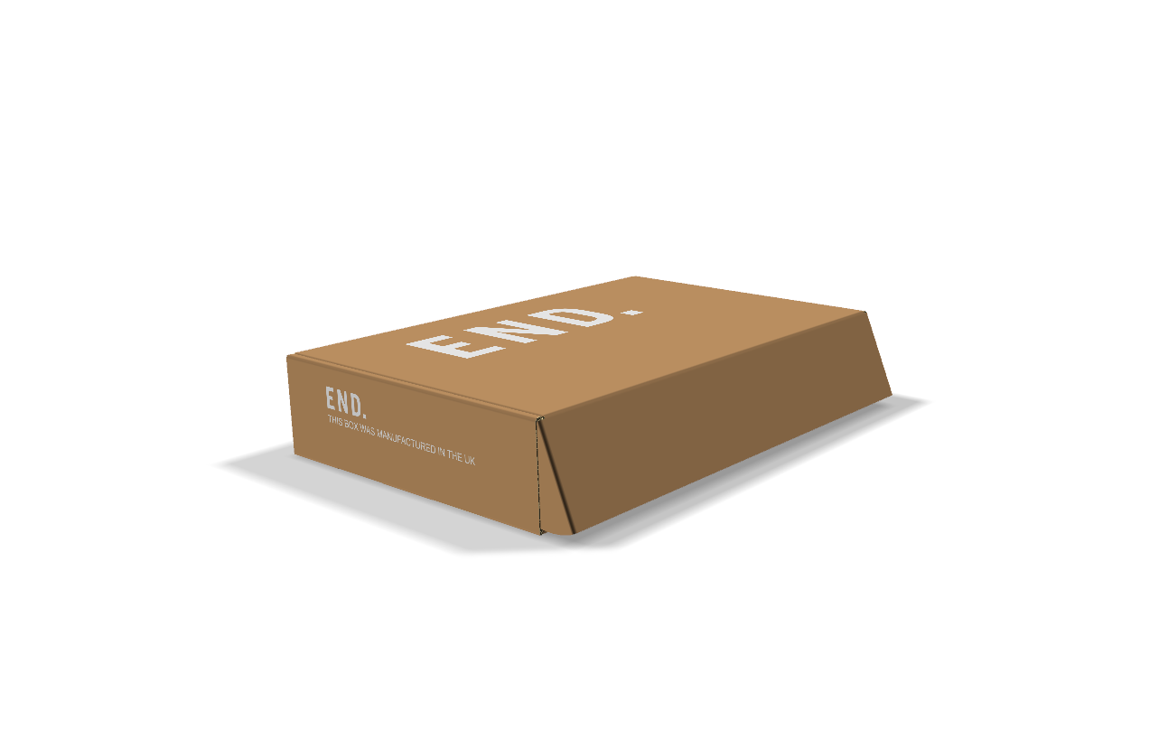 END Clothing - Outer box for online deliveries