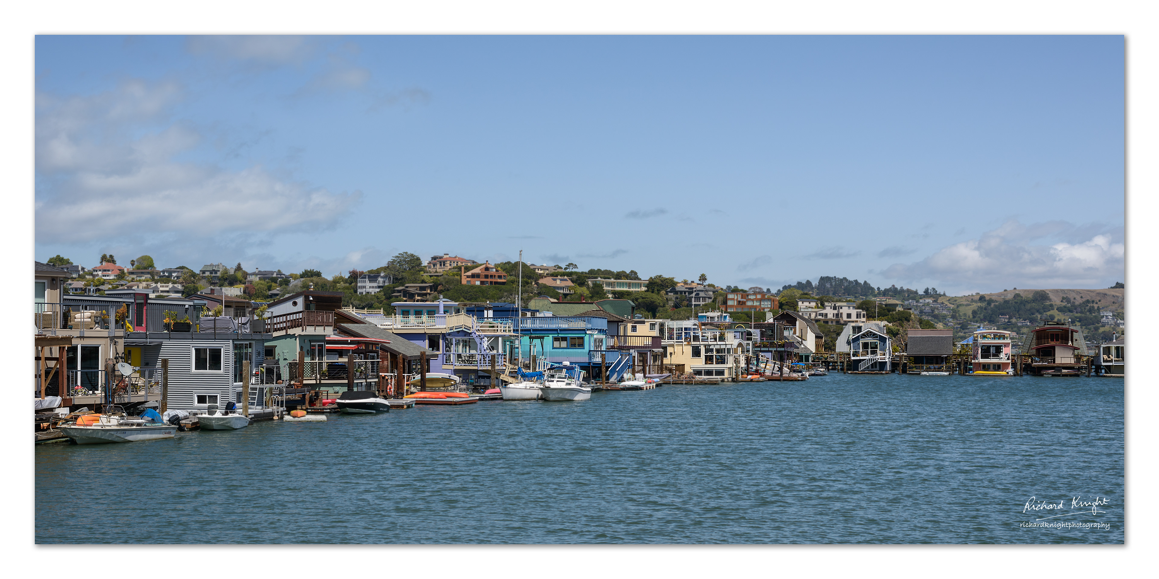 Houseboats on Richardson's Bay in Sausalito