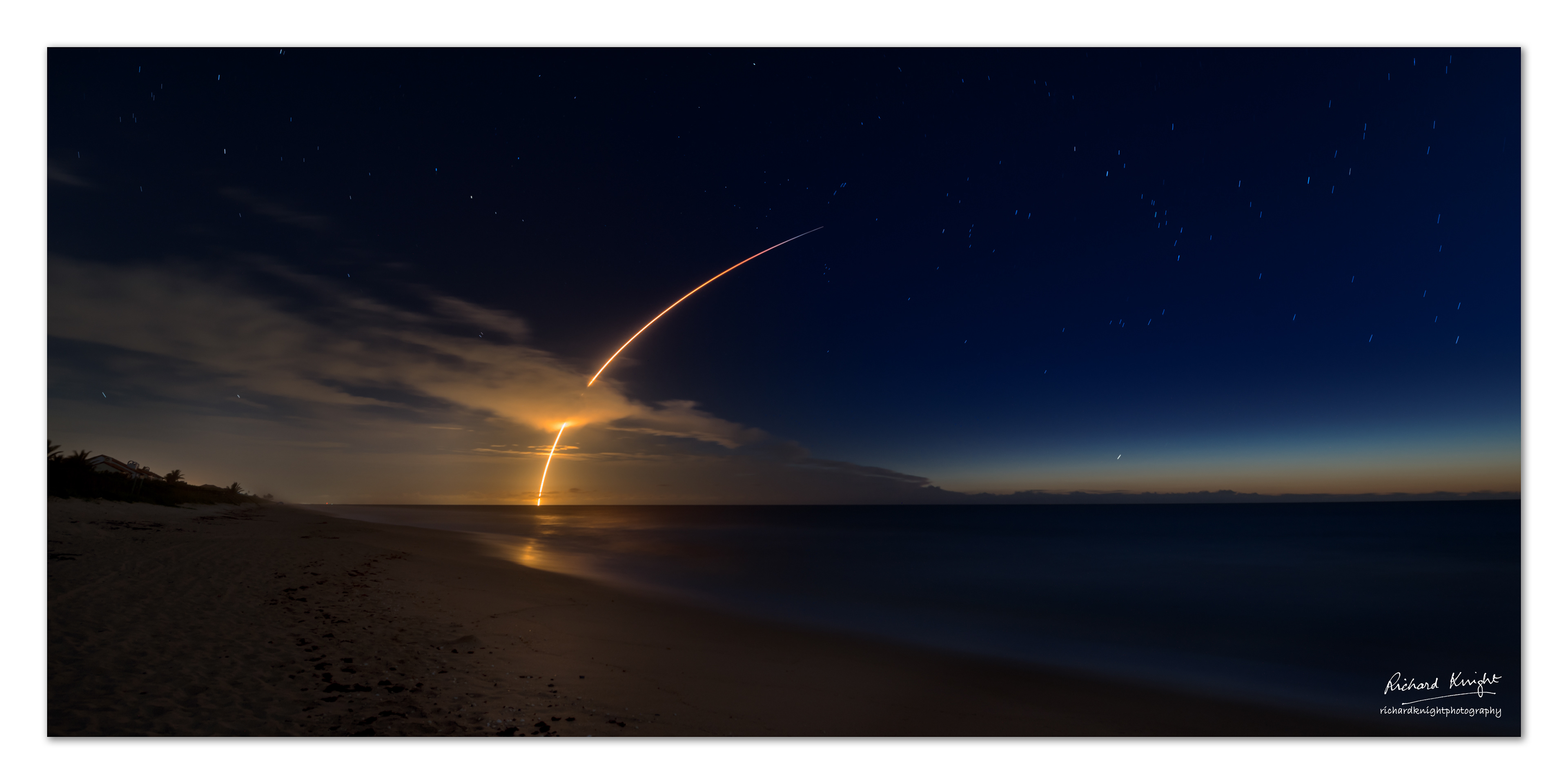 Early morning launch from Cape Canaveral