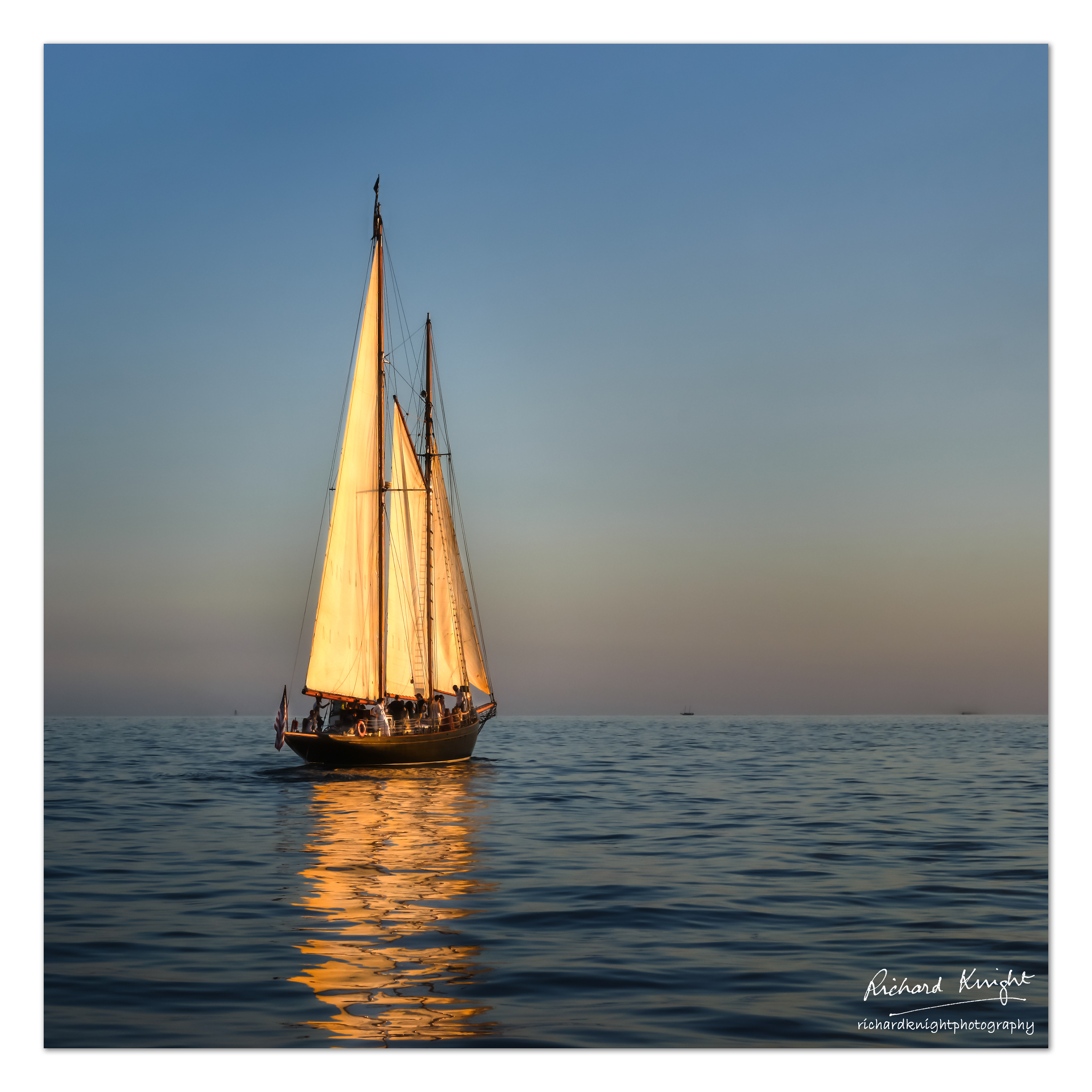 An evening sail off Key West