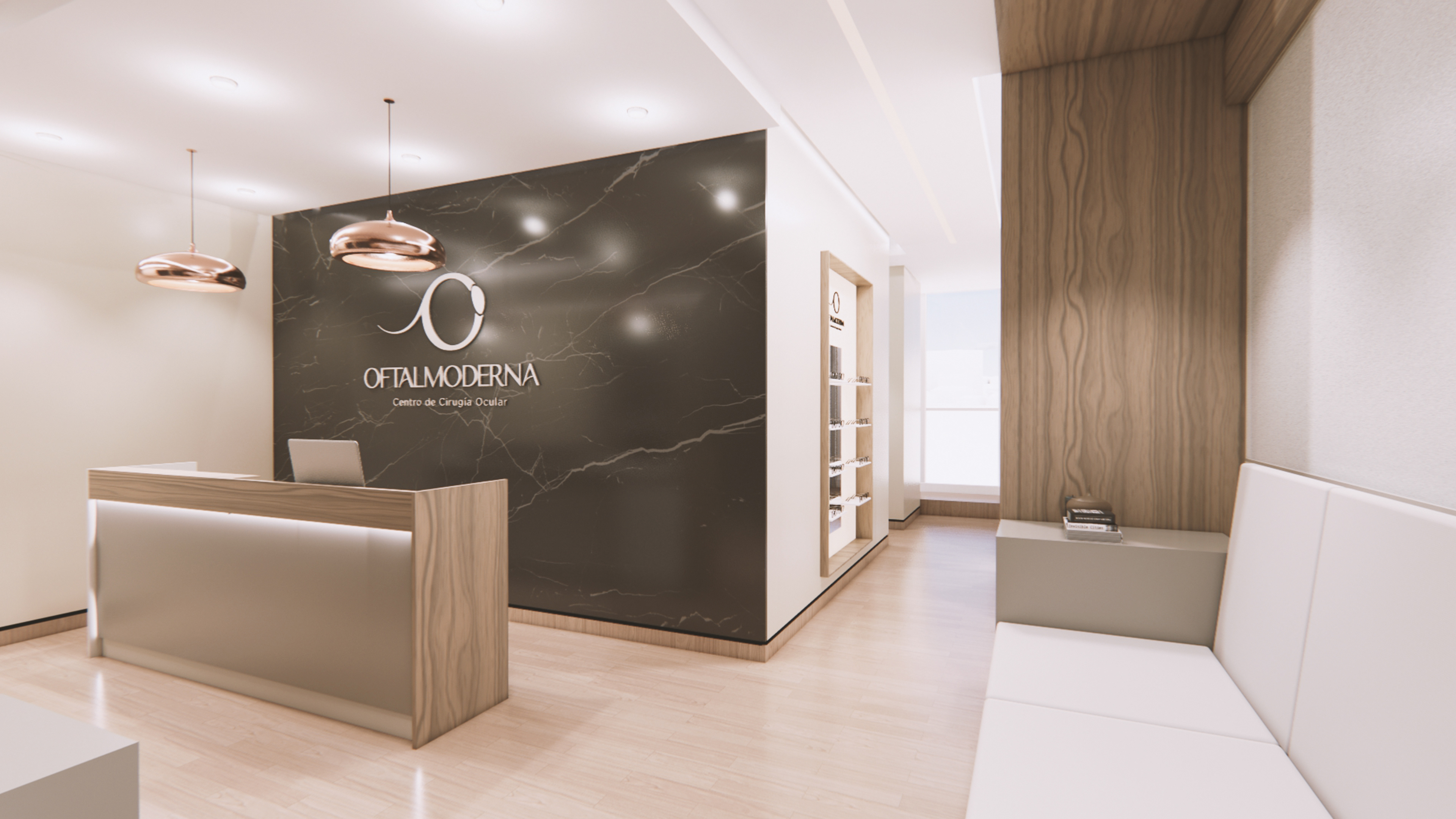 Front desk and waiting area