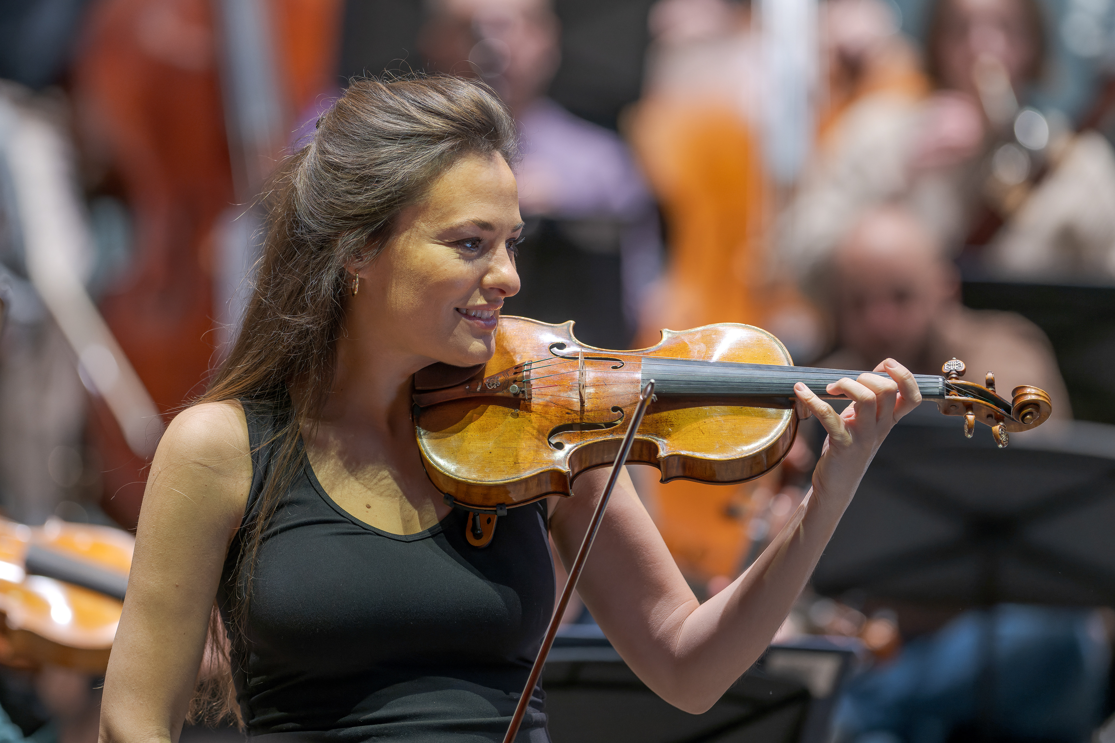 NICOLA BENEDETTI rehearsal with the SCO