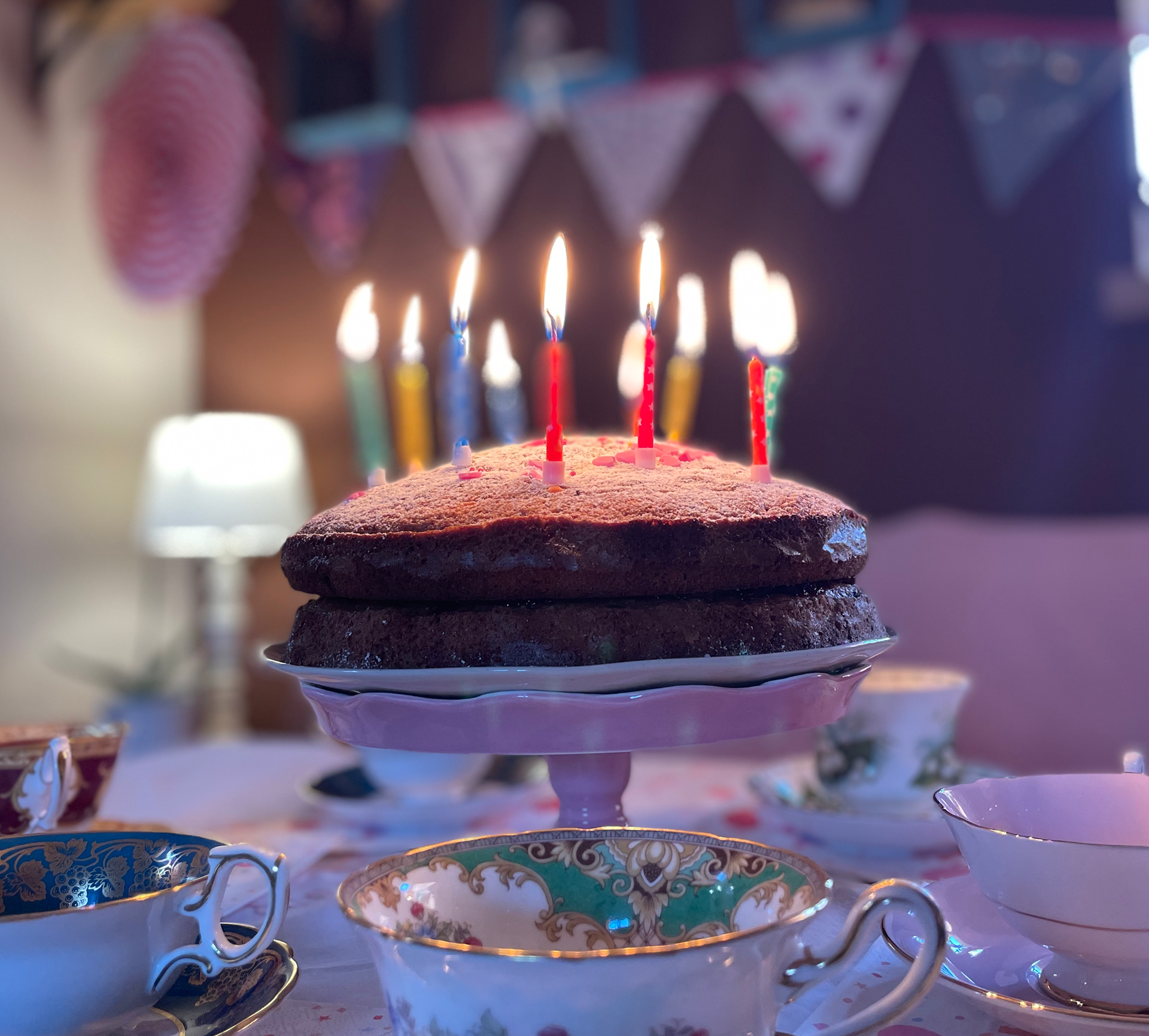 A choice of cakes homemade here!