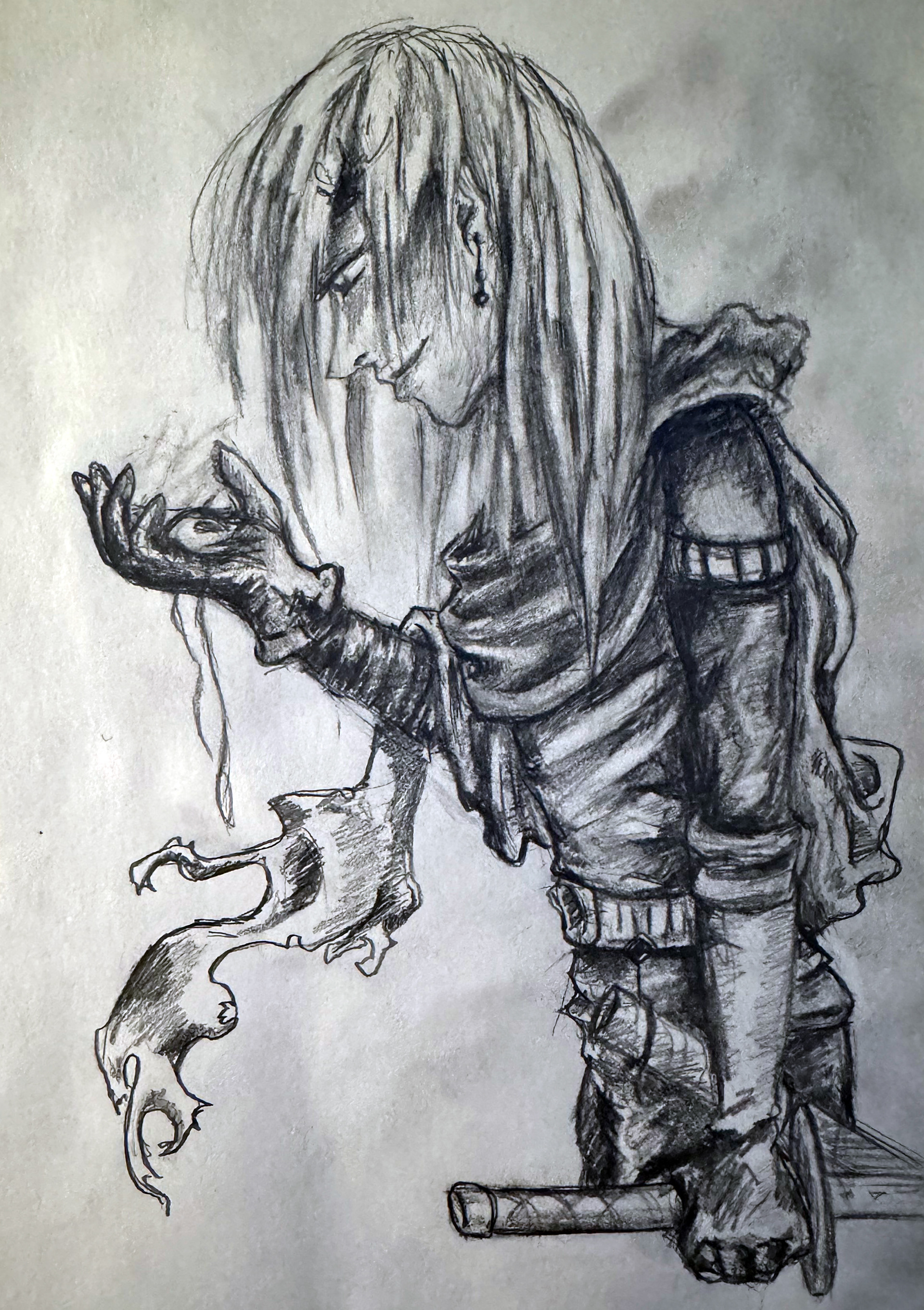 RPG Character Study 1 - Pencil Sketch