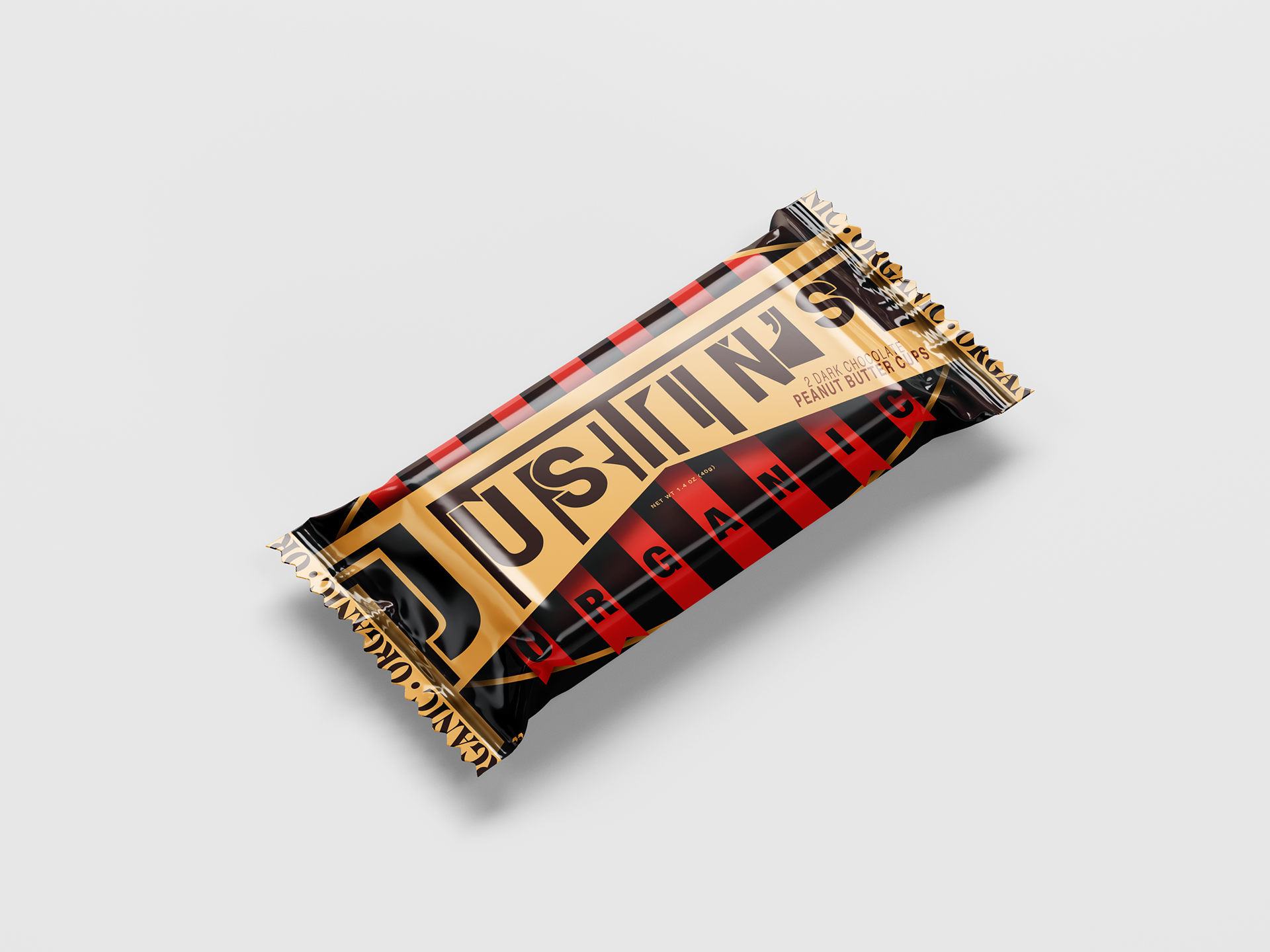 Candy Wrapper Mockup - Front