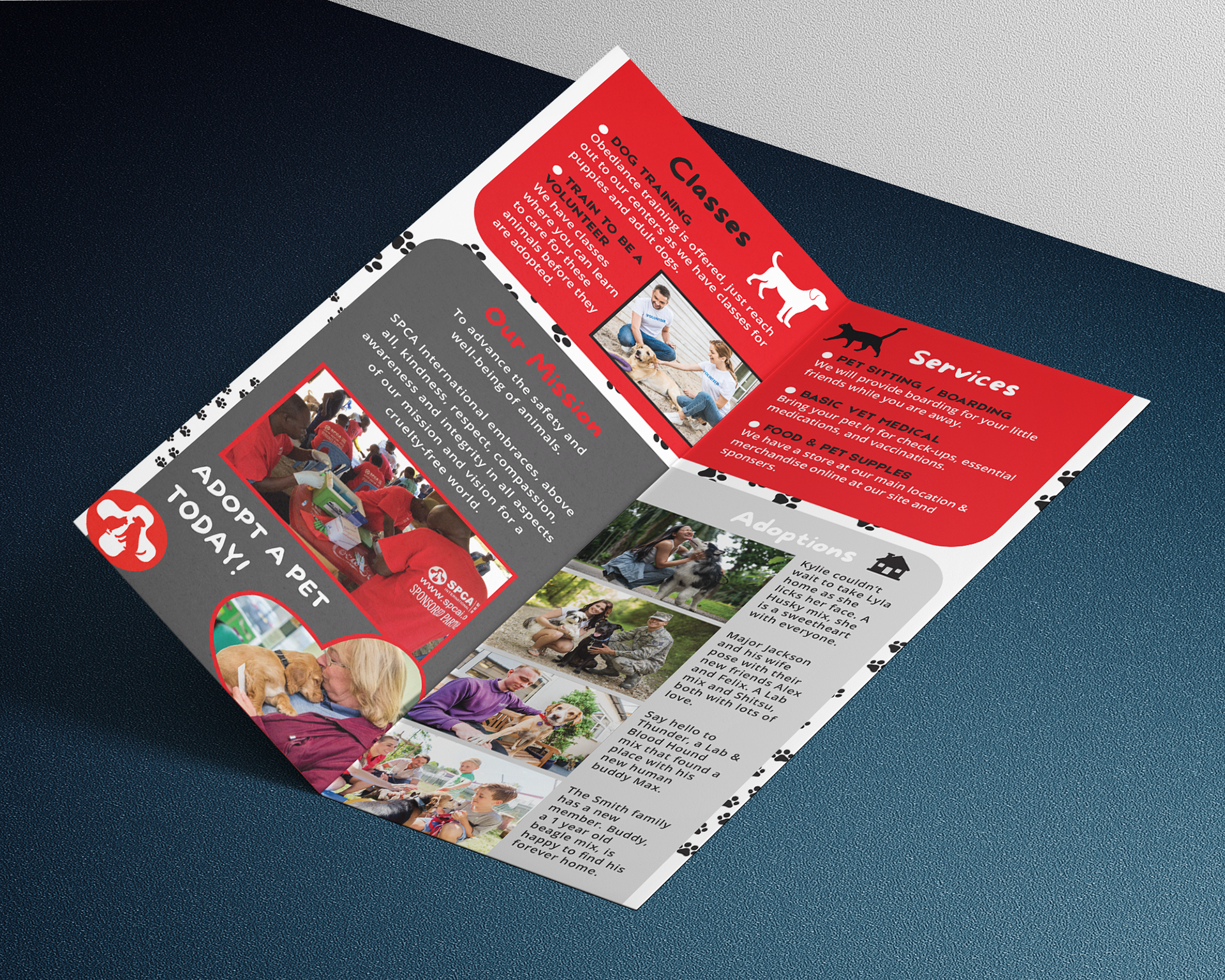 SPCAI Brochure - Inside Mockup