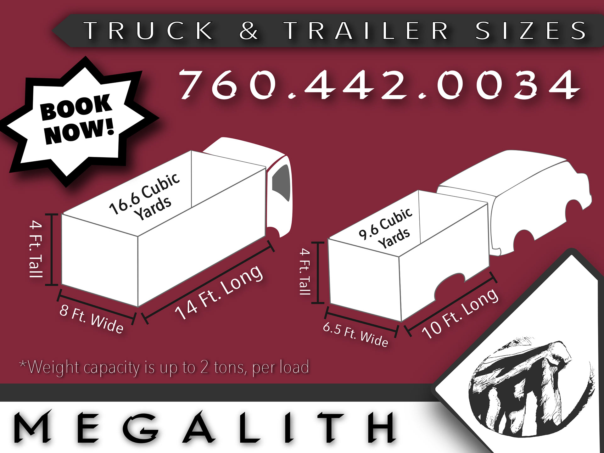 Megalith - Mini Flyer - Illustrator