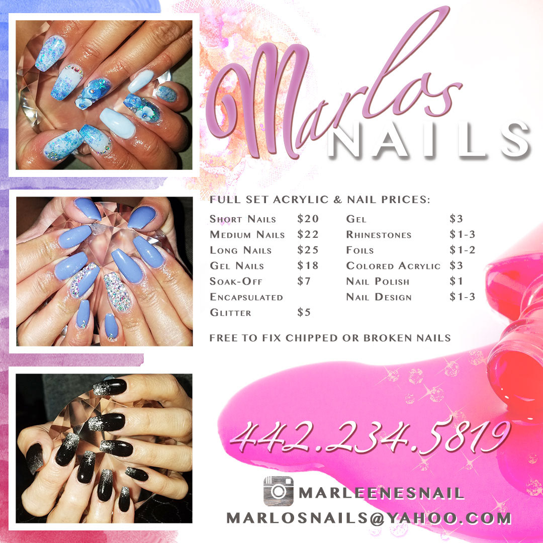 Marlos Nails - Illustrator & Photoshop