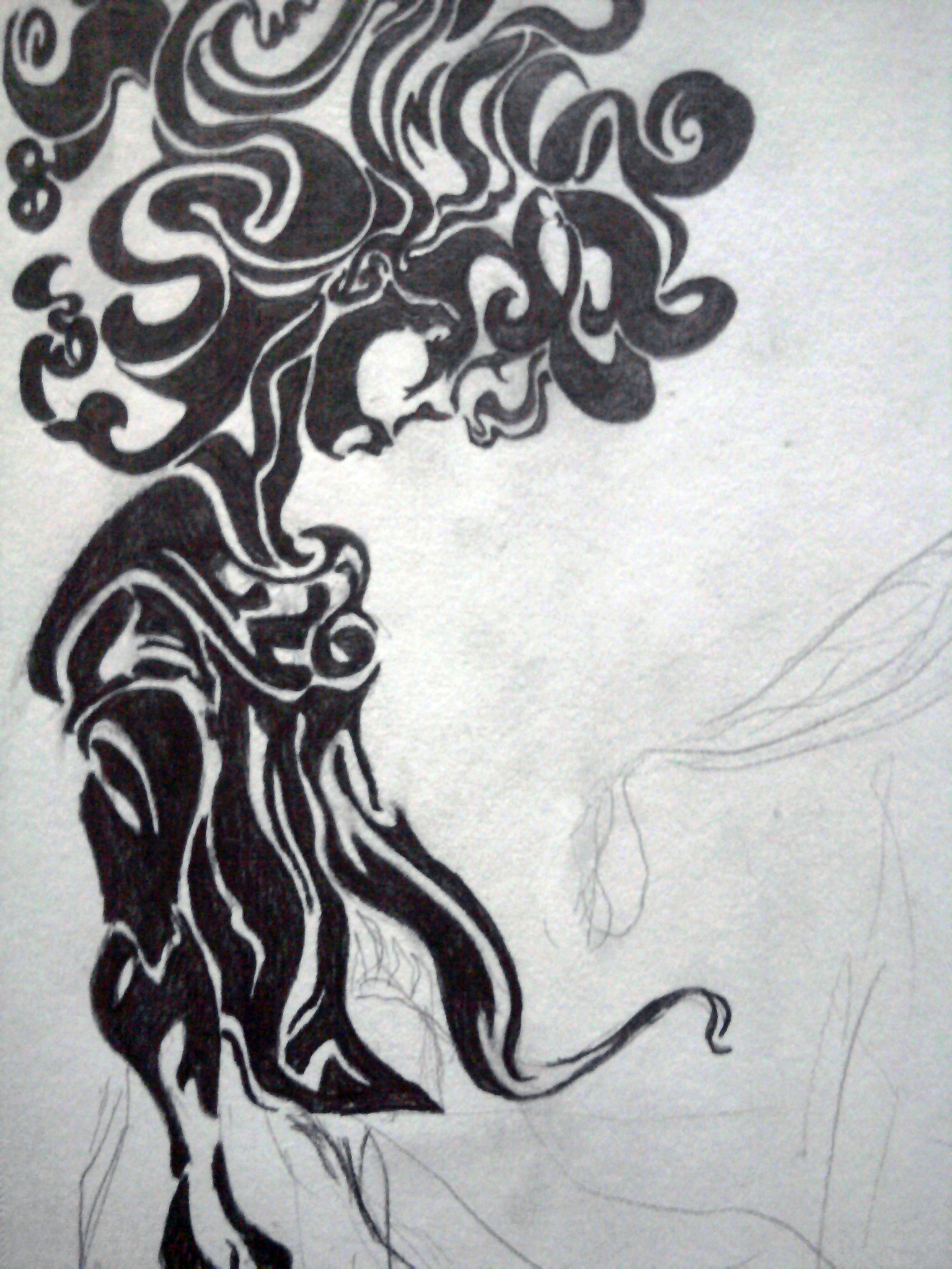 The Wisp - Pencil Sketch