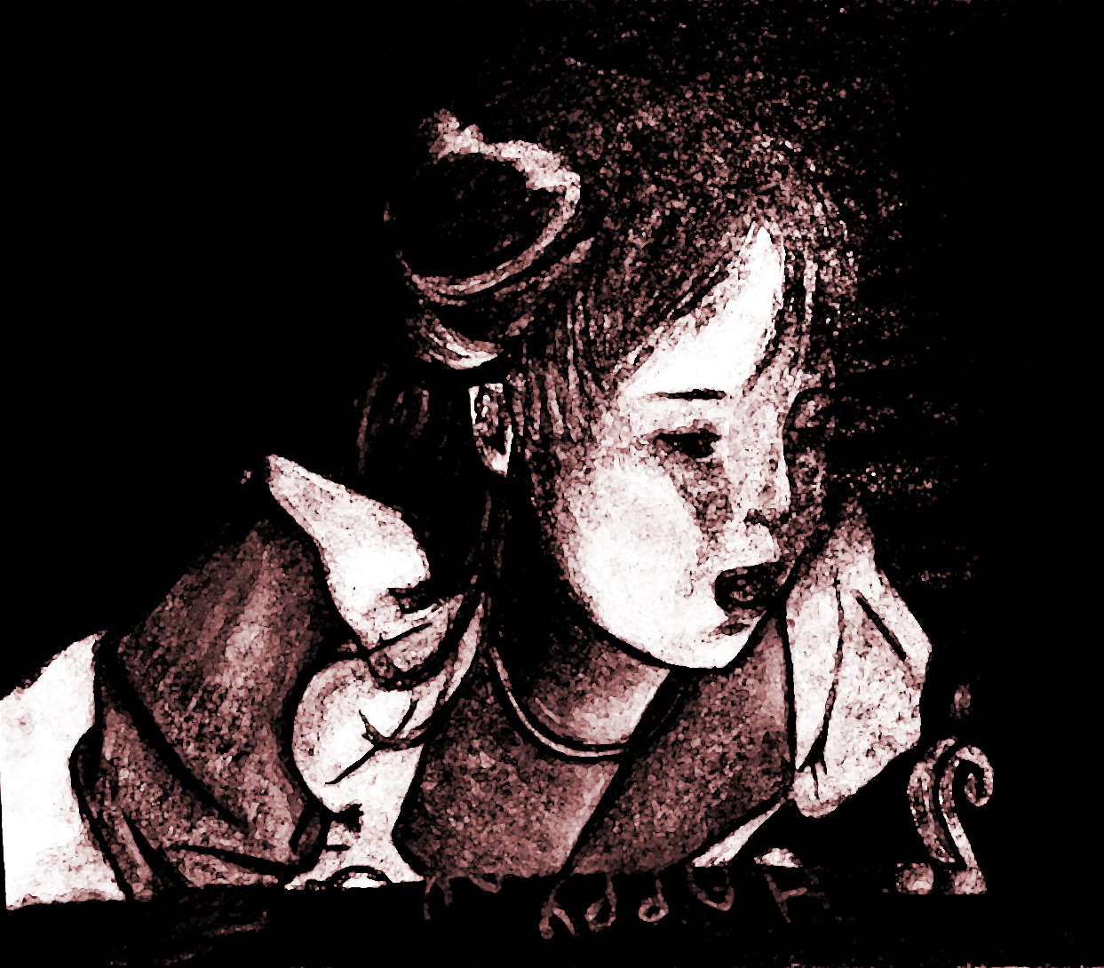 2nd Birthday - Charcoal - Photoshop Edit