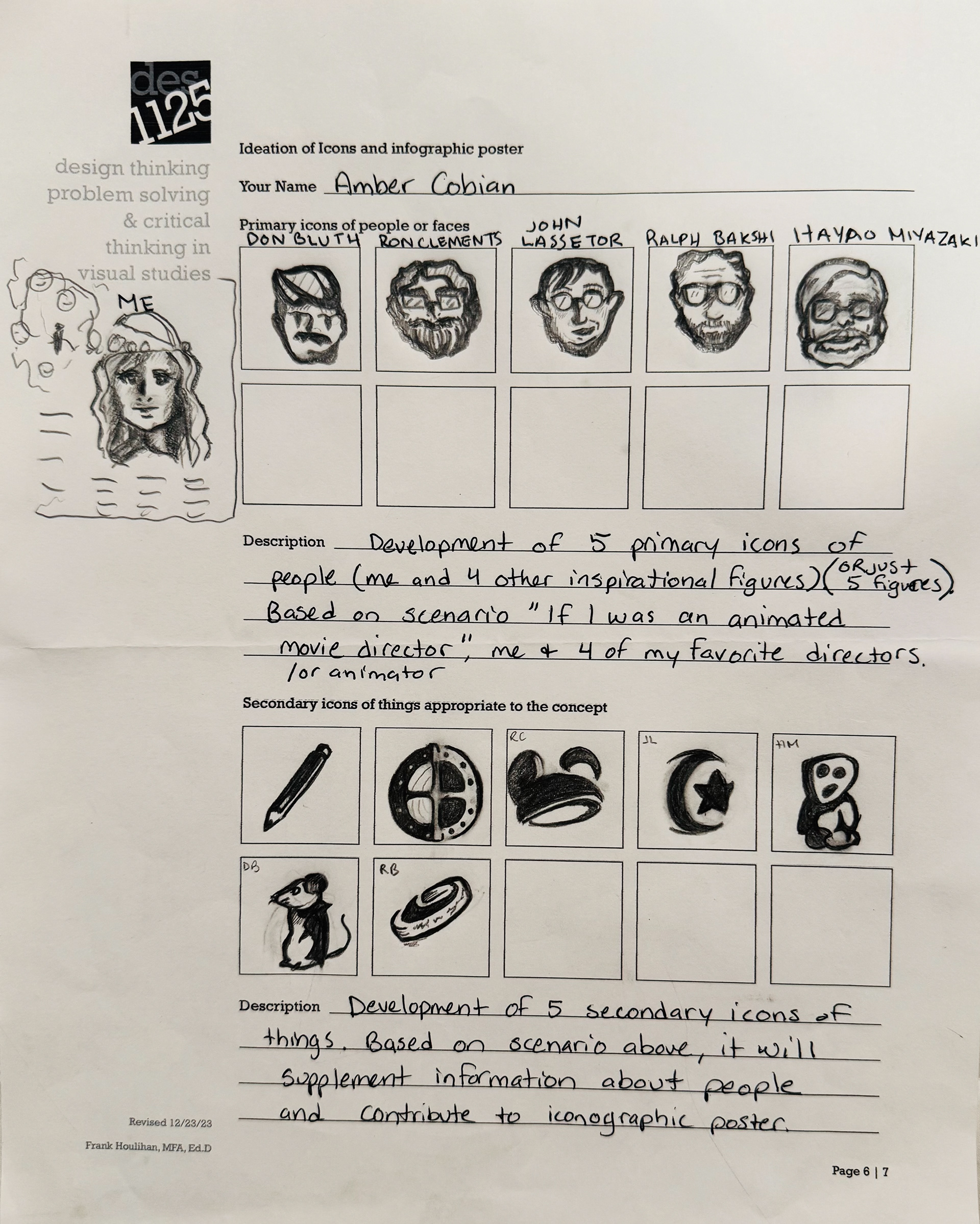 Ideations - Icons for Poster