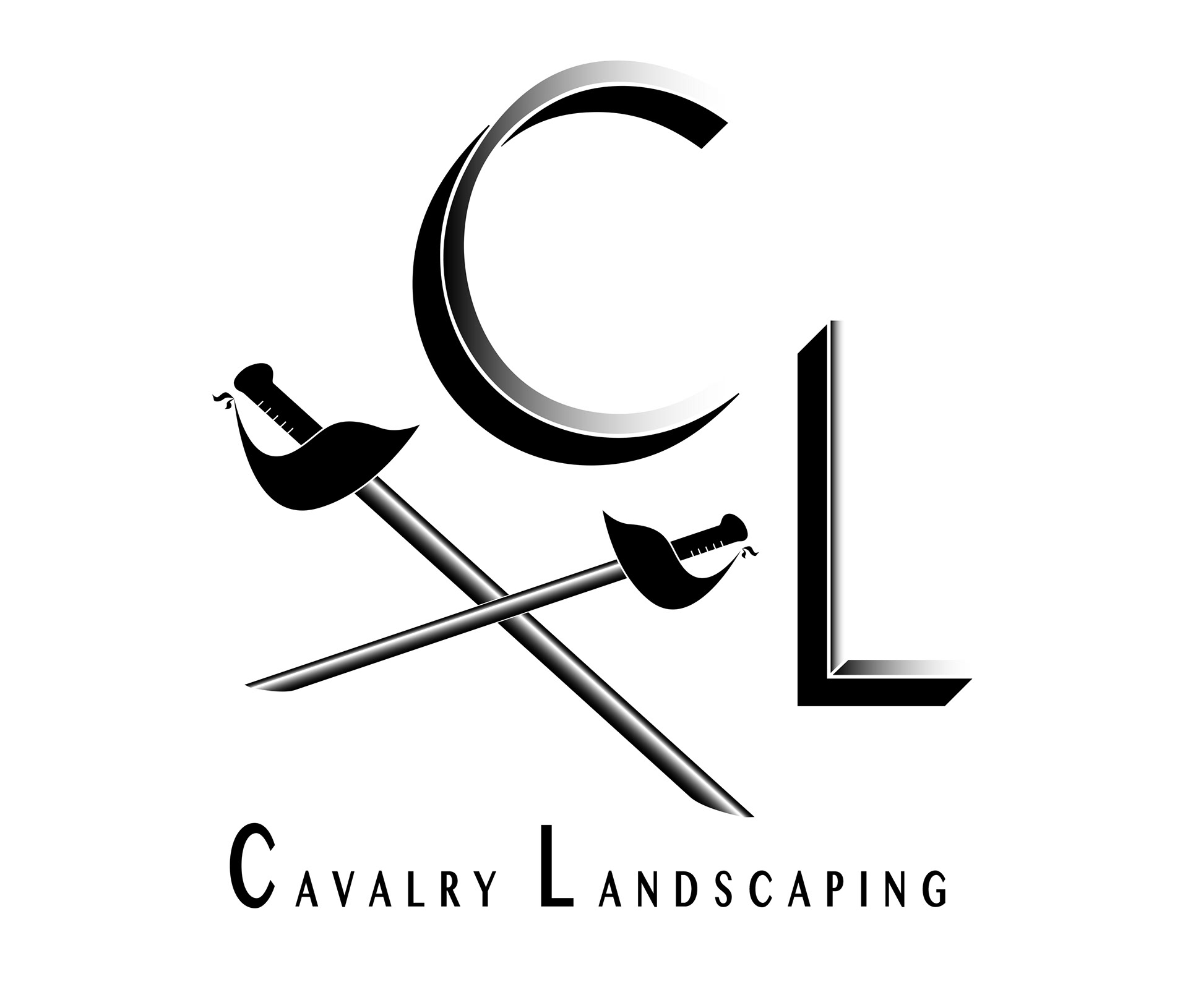 Cavalry Landscaping Business Logo - Adobe Illustrator