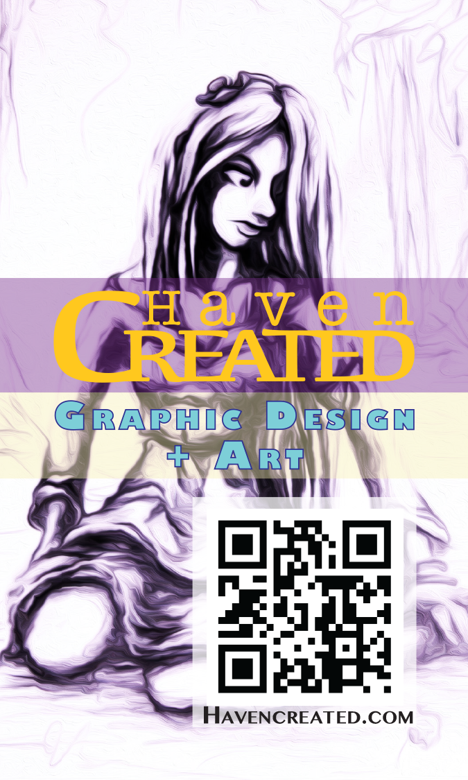 haven created - back of card - illustrator