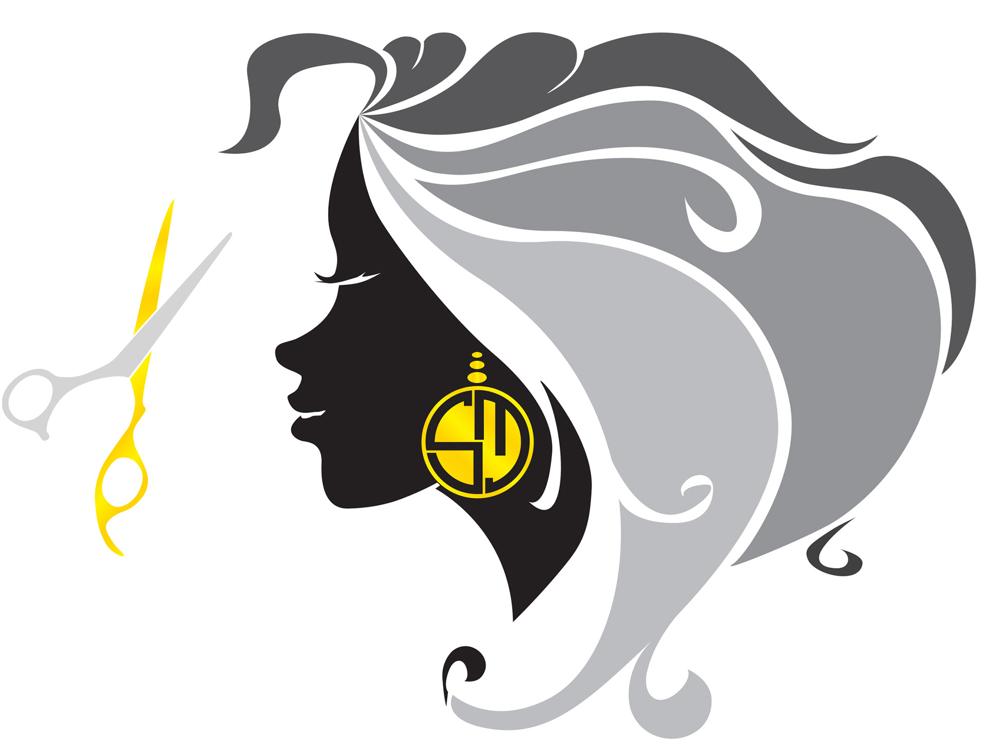 Sarita's Hair salon - Main Logo - Pencil & Illustrator