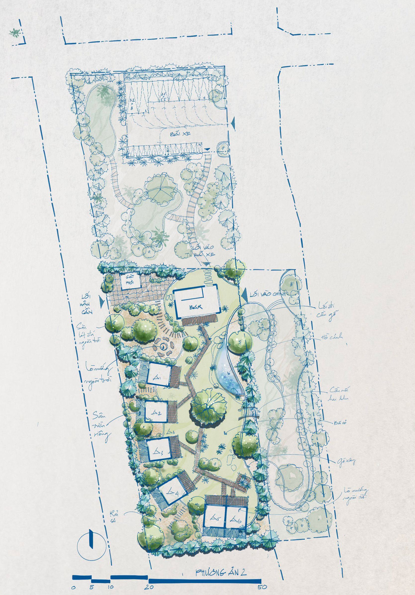 HAI HOA HIDEOUT | MASTERPLAN | Option 3