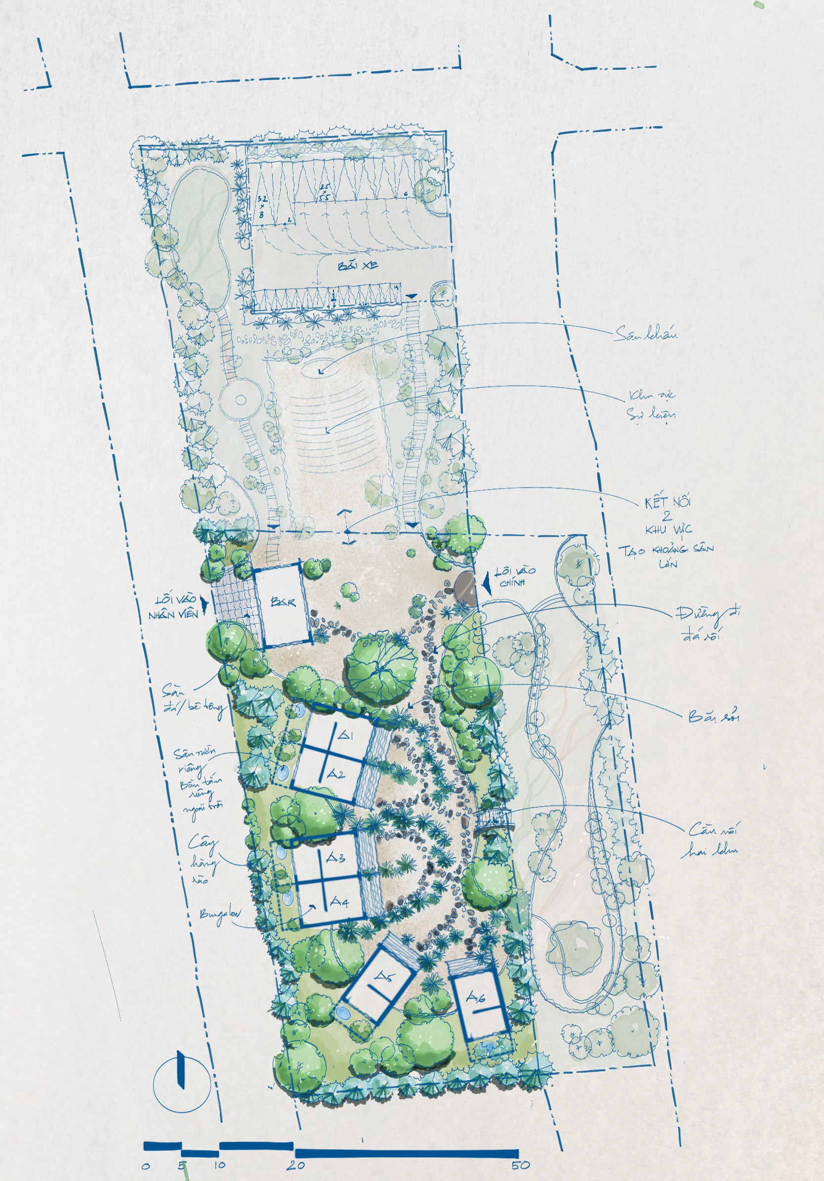 HAI HOA HIDEOUT | MASTERPLAN | Option 1