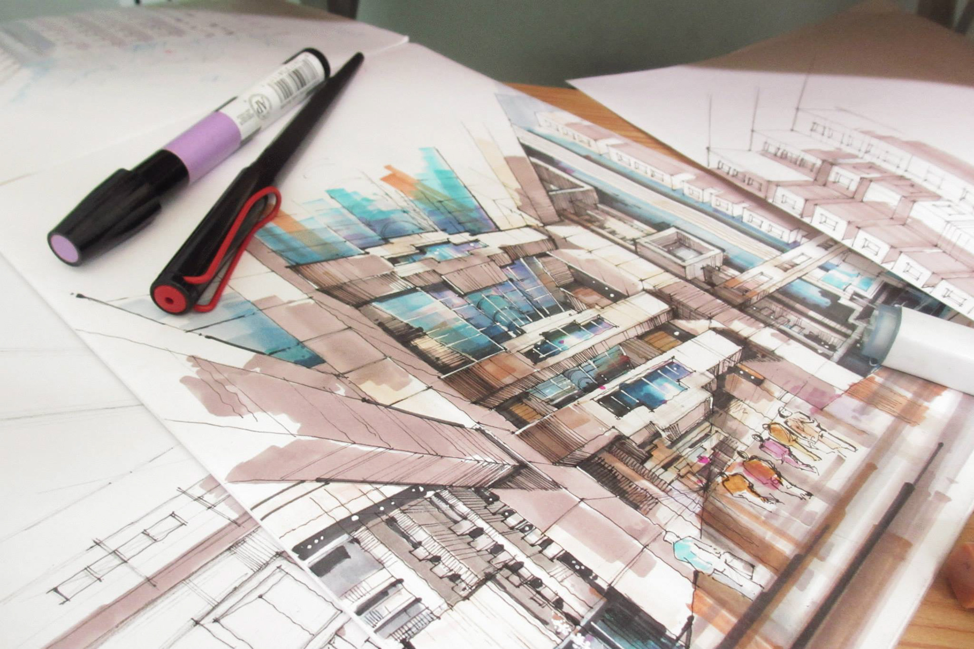 STUDY FROM MARKER CLASS