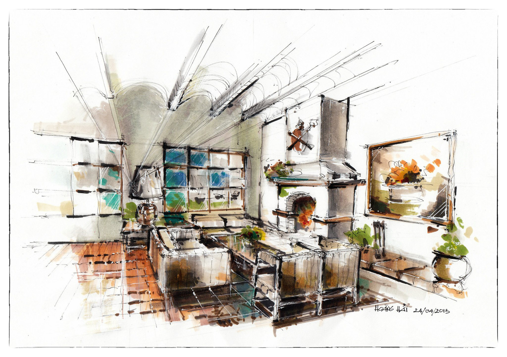 STUDY FROM MARKER CLASS