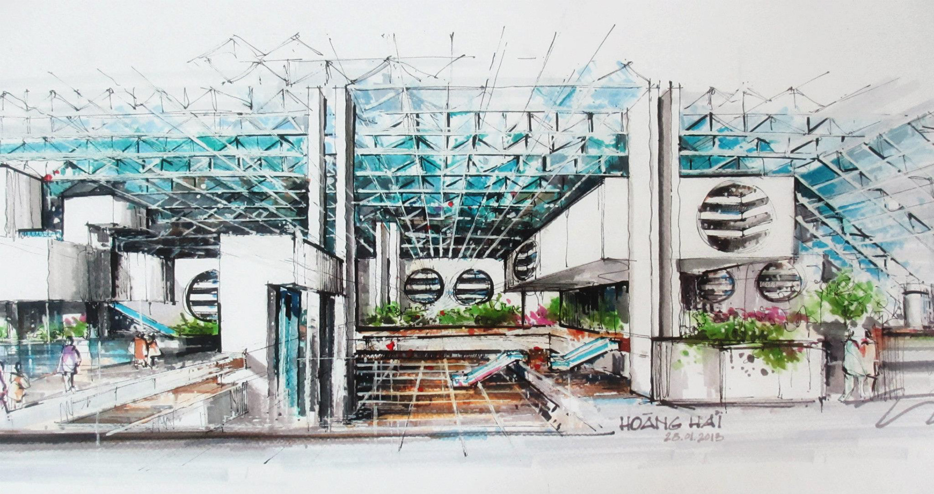 STUDY FROM MARKER CLASS