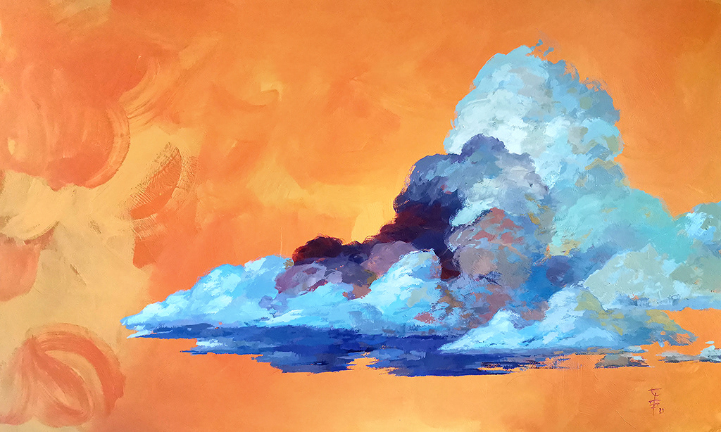 Idzie zmiana, 150x90 cm, akryl na płycie, nr. 05/2021, 5200PLN