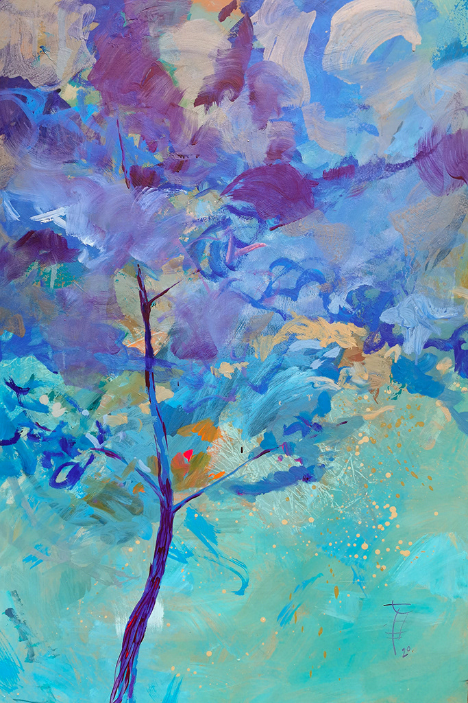 Okno, 120x80 cm, akryl na płycie, nr. 25/2020, Sprzedany
