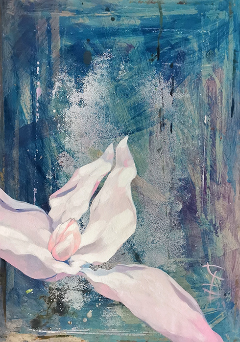 Wolność, 70x100 cm, akryl na płycie, nr. 88/2021, 3200 pln