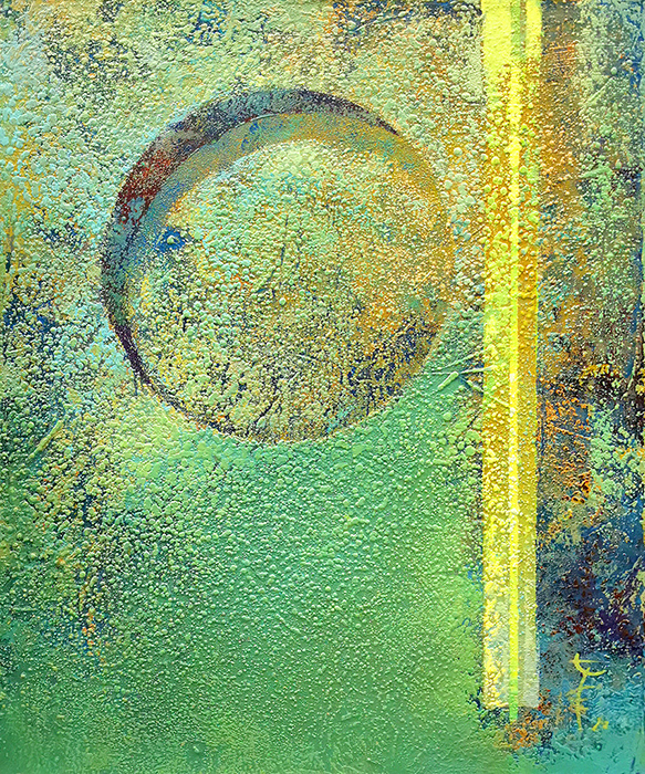 Tlen 03, 60x50 cm, akryl na płótnie, nr. 48/2022, 2500 pln