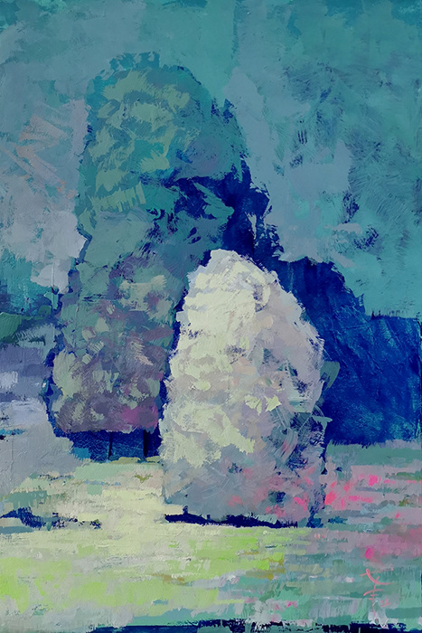 Jesteś tu, 90x60 cm, akryl na płycie, nr 21/2022, 