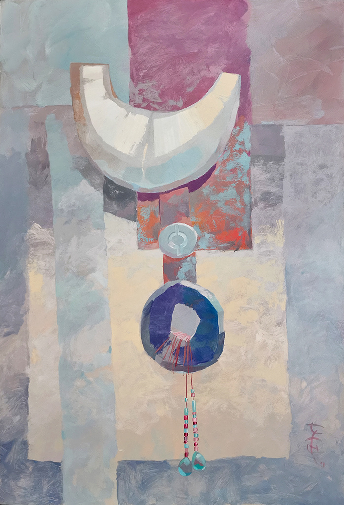 Otwartość, 80 x 120 cm, akryl na płycie, nr. 23/2021, 3100 pln