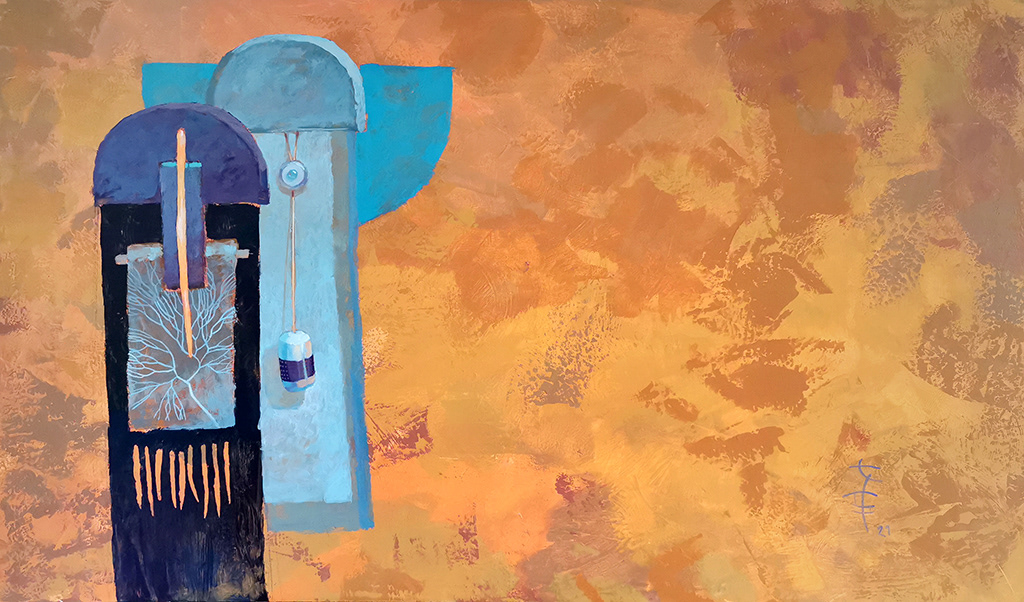 Wrażliwość, 150 x 90 cm, akryl na płycie, nr. 28/2021, 6500 pln