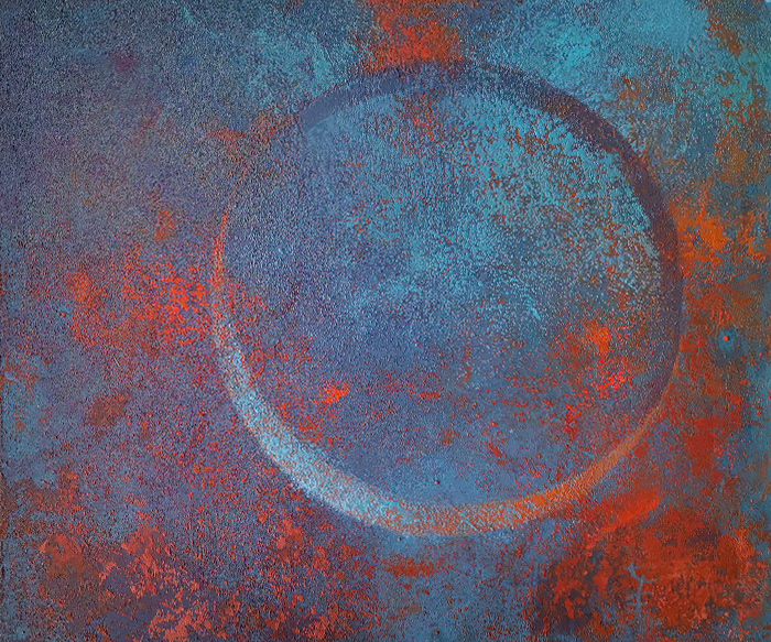 Tlen 05, 60x50 cm, akryl na płótnie, nr. 50/2022, 2500 pln