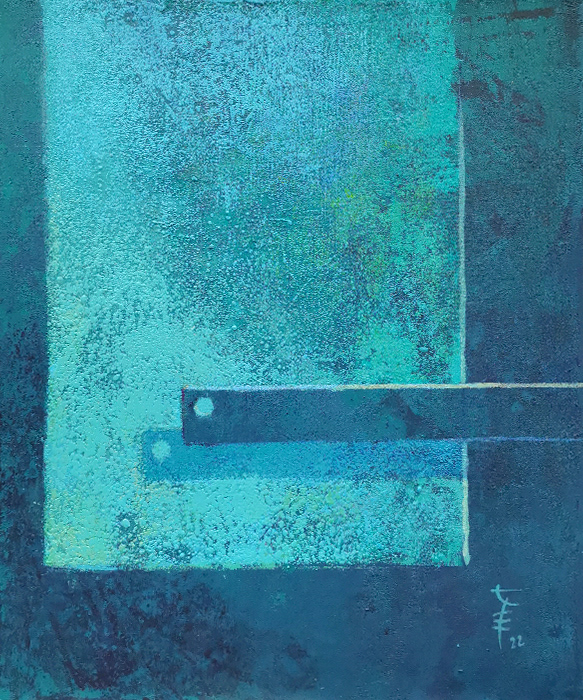 Tlen 04, 60x50 cm, akryl na płótnie, nr. 49/2022, 2500 pln