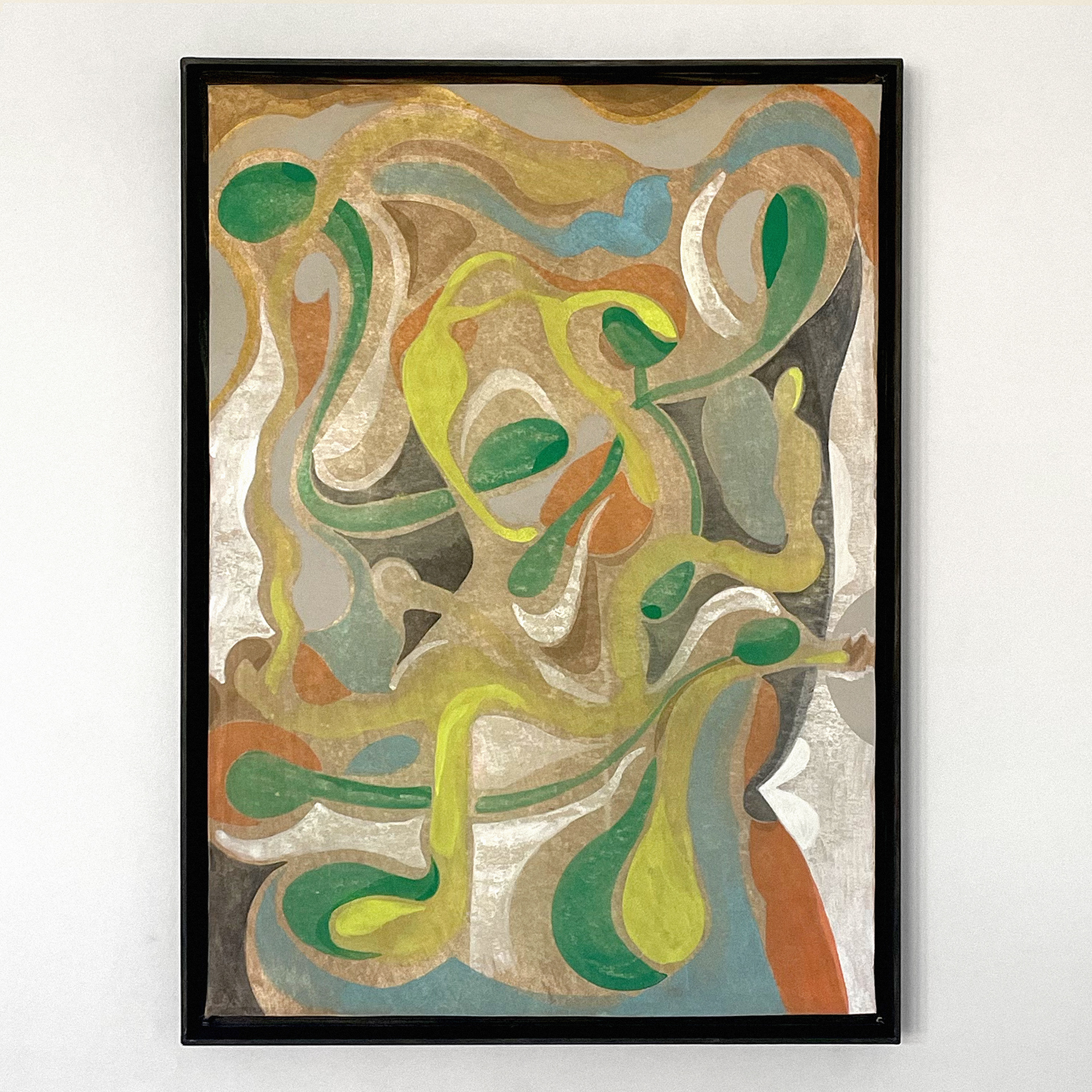 "Morze żywi", guasch, 42x59,4 cm, 2023