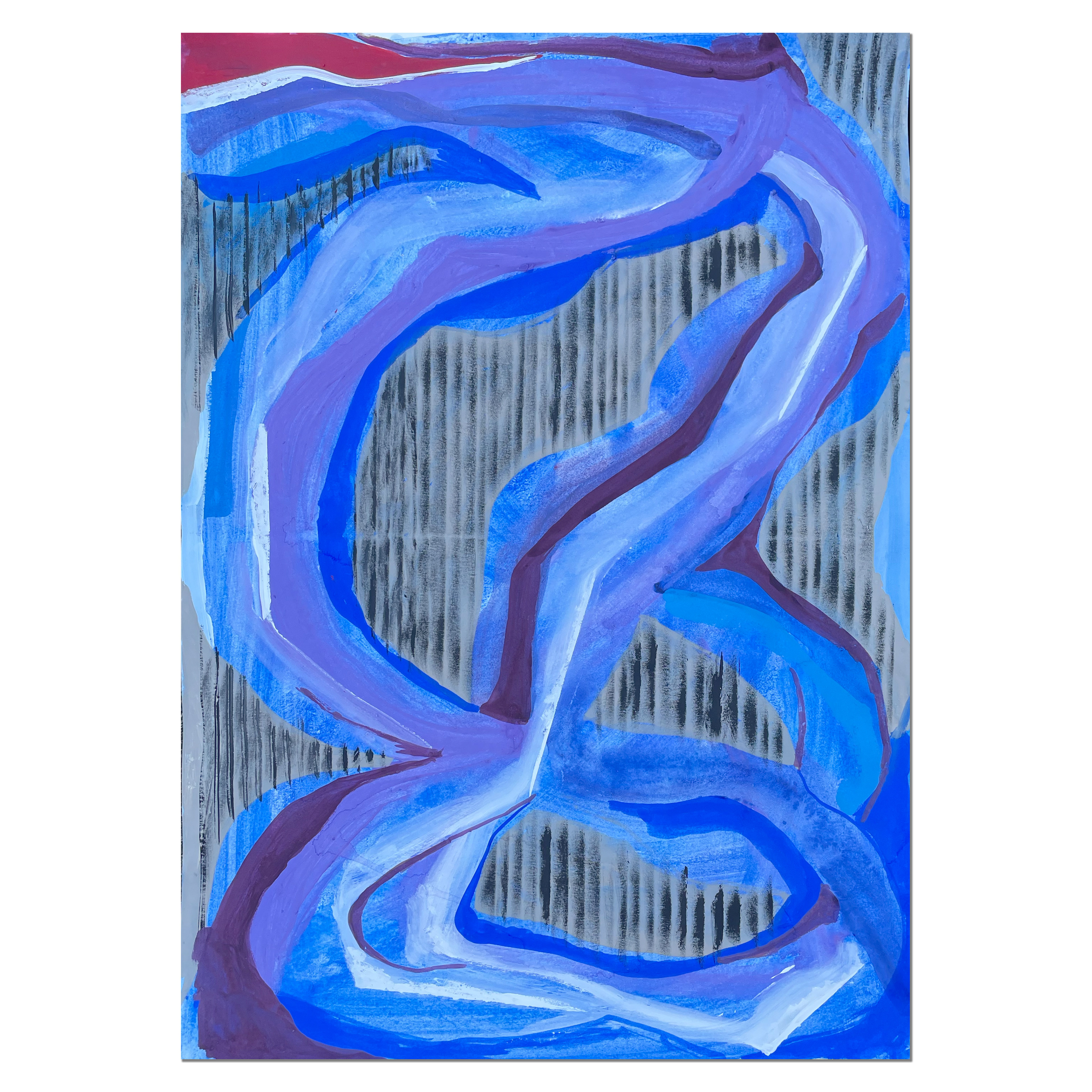 Untitled; 42 x 60 cm, 2022, guasch