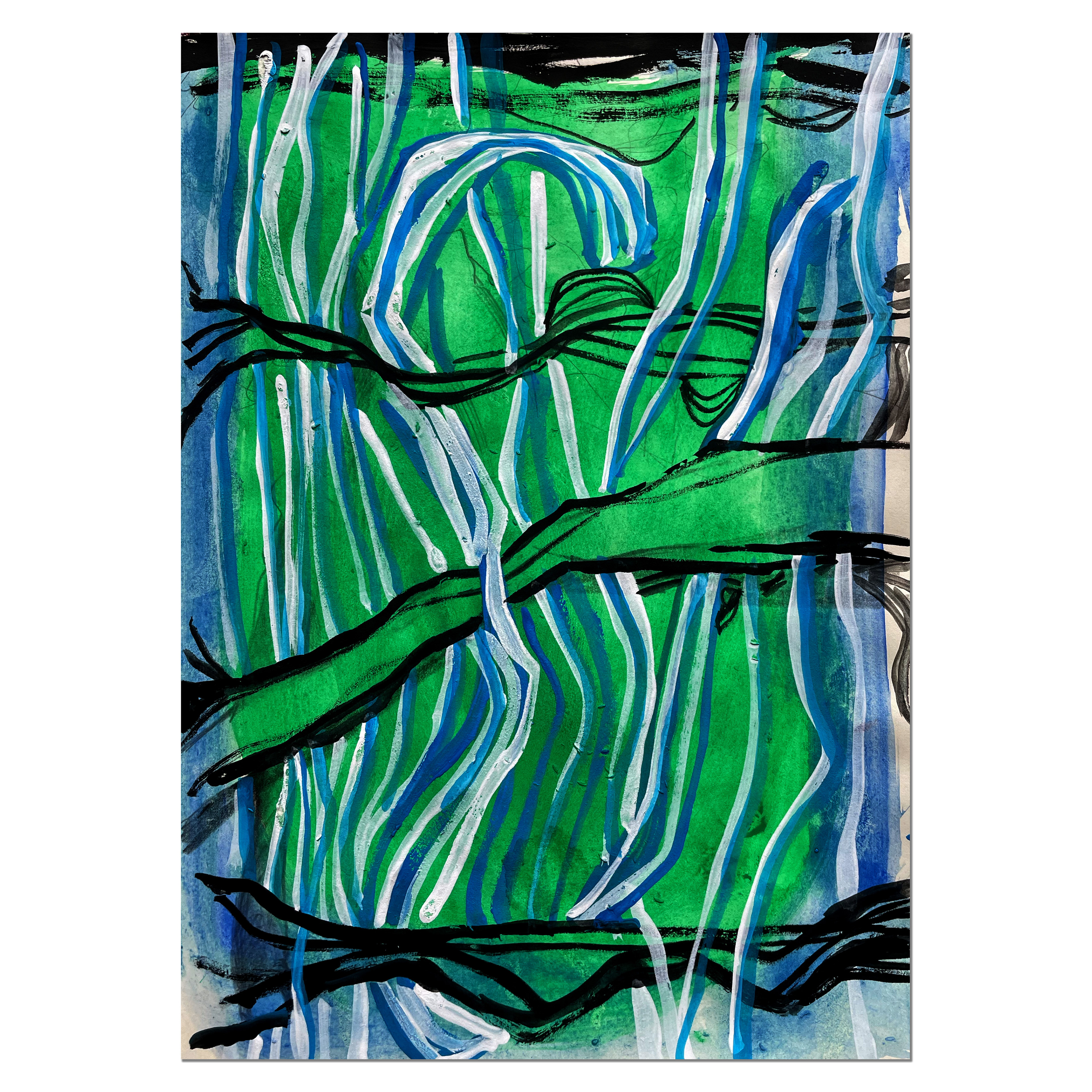 Untitled; 21 x 30 cm, 2022, guasch