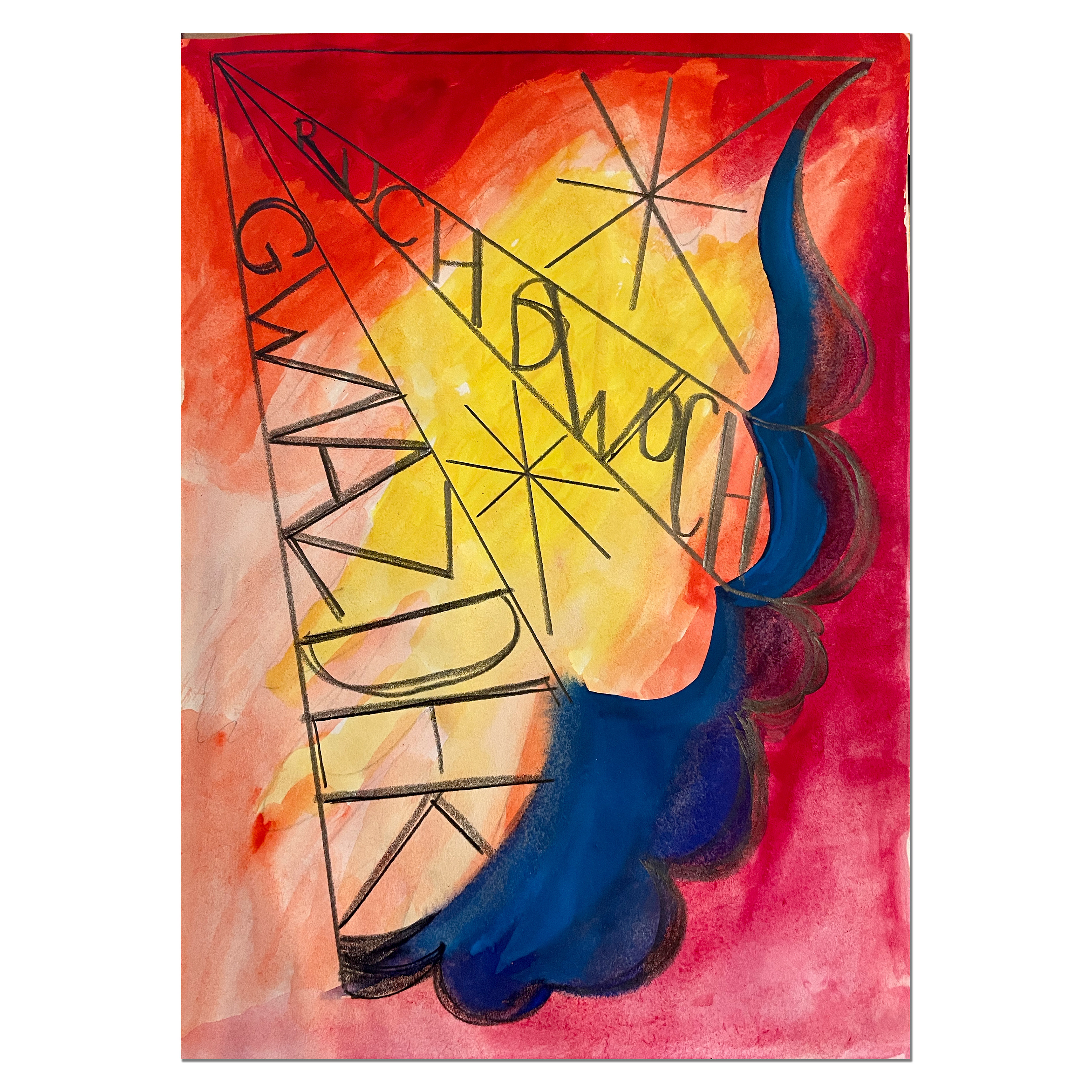 Untitled; 21 x 30 cm, 2022, guasch