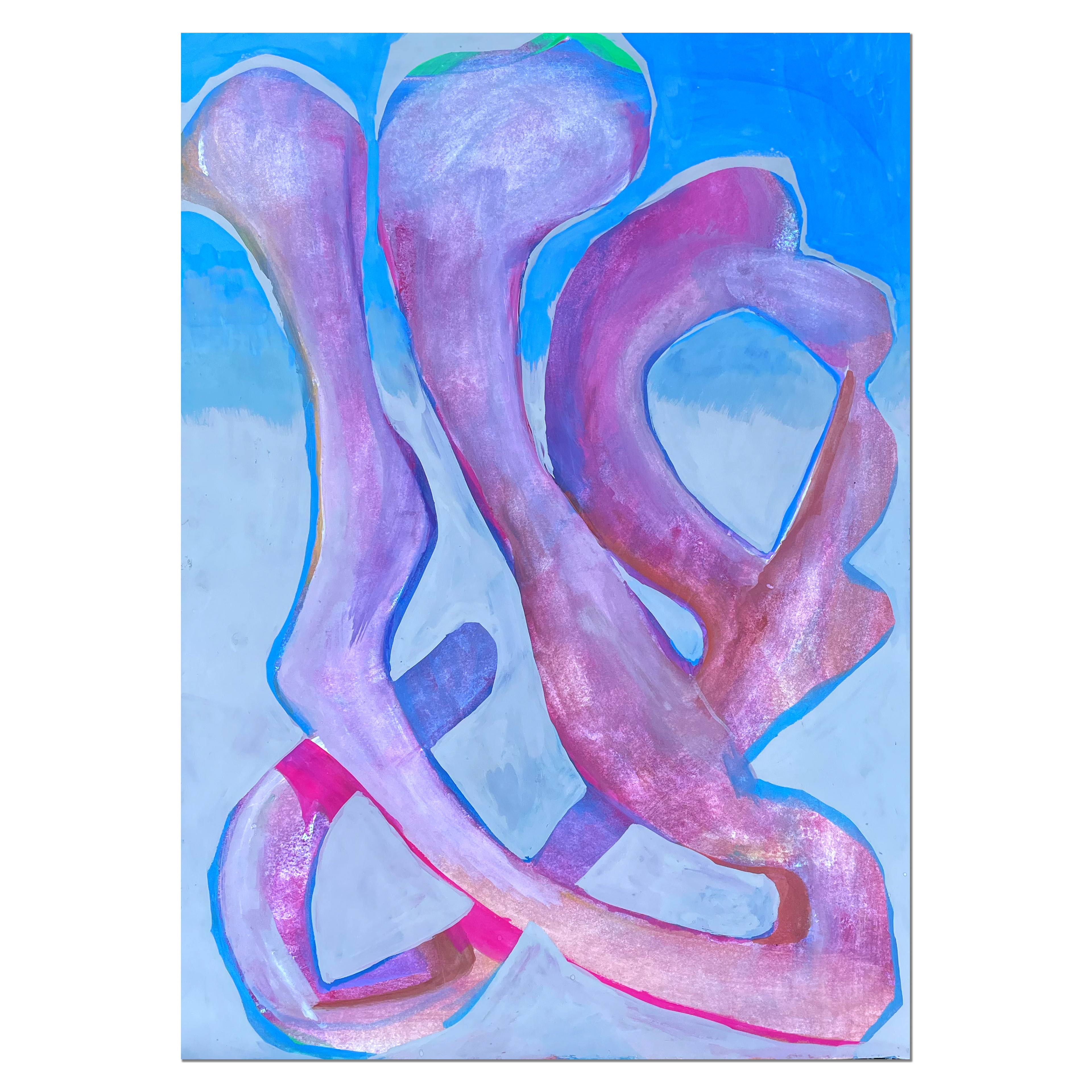 Untitled; 42 x 60 cm, 2022, guasch