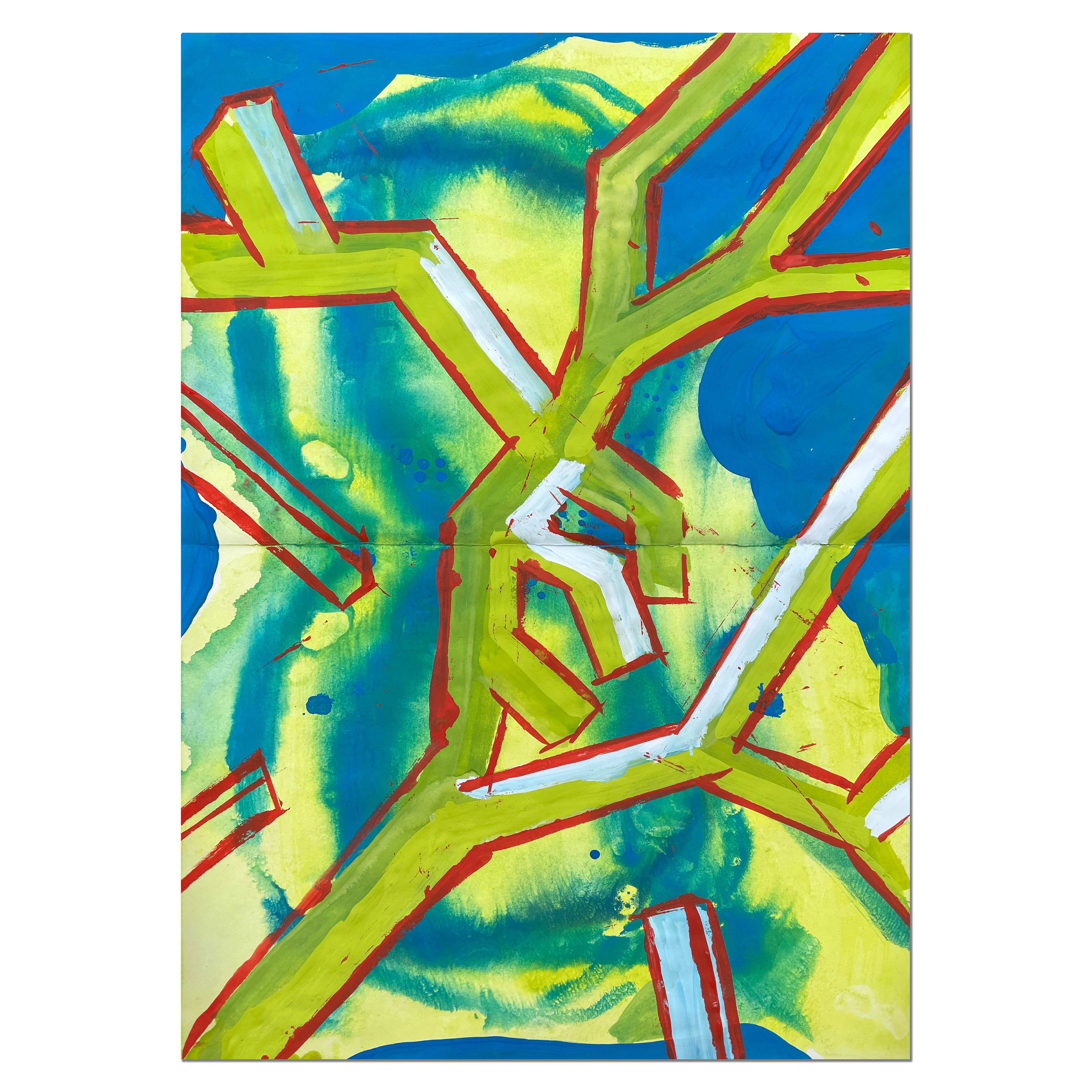 Untitled; 30 x 42 cm, 2022, guasch