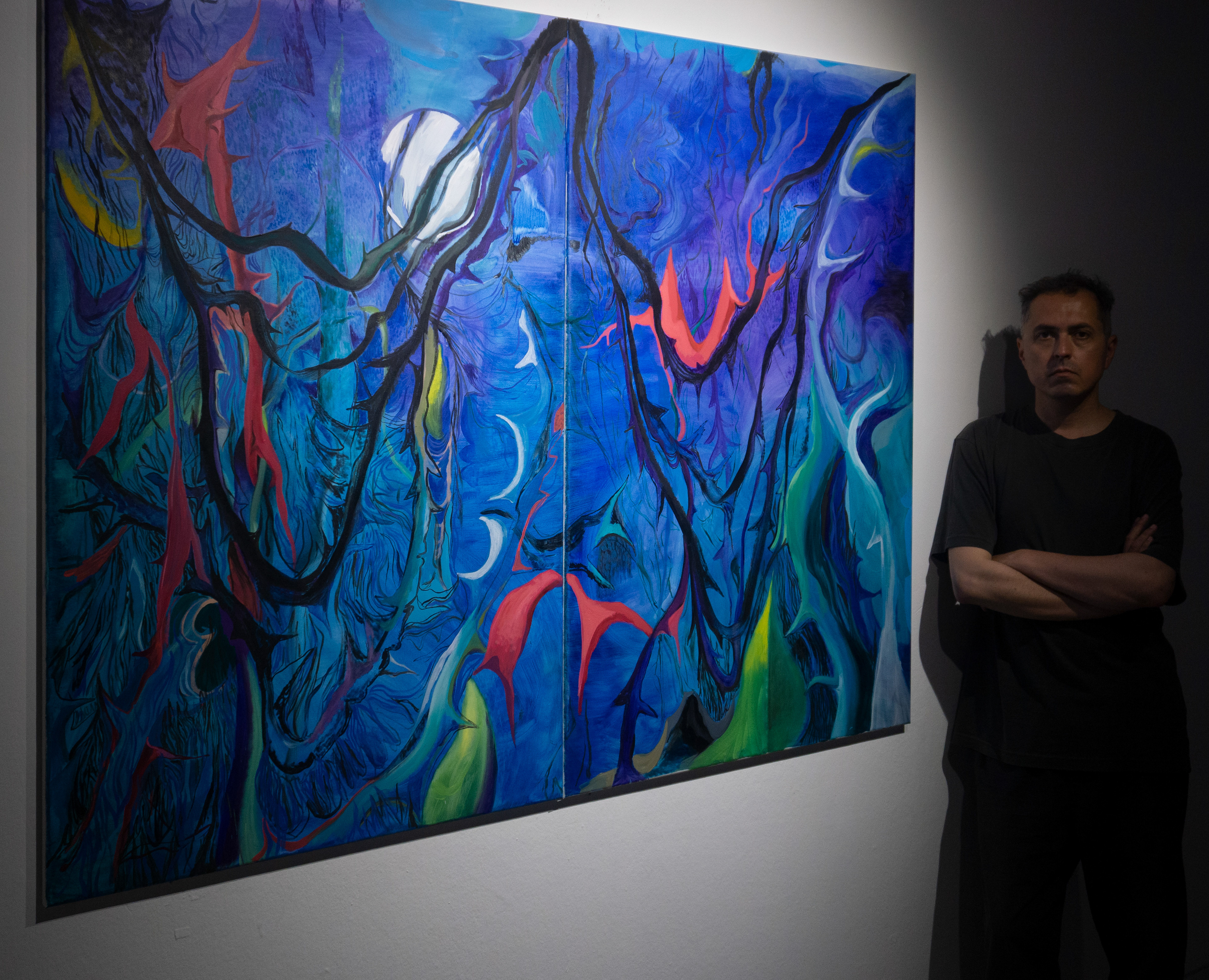 Exhibition at Rondo Sztuki, Katowice, 2022. With Ania Witkowska.