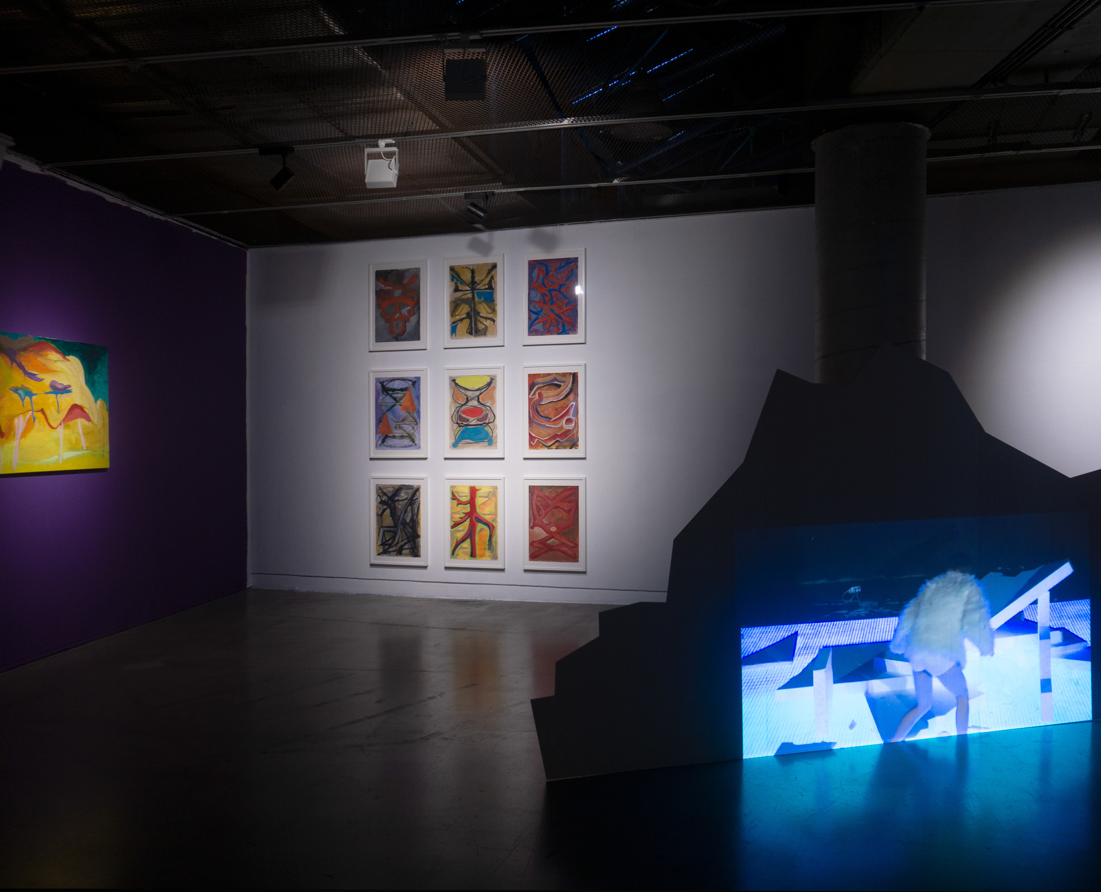 Exhibition at Rondo Sztuki, Katowice, 2022. With Ania Witkowska.