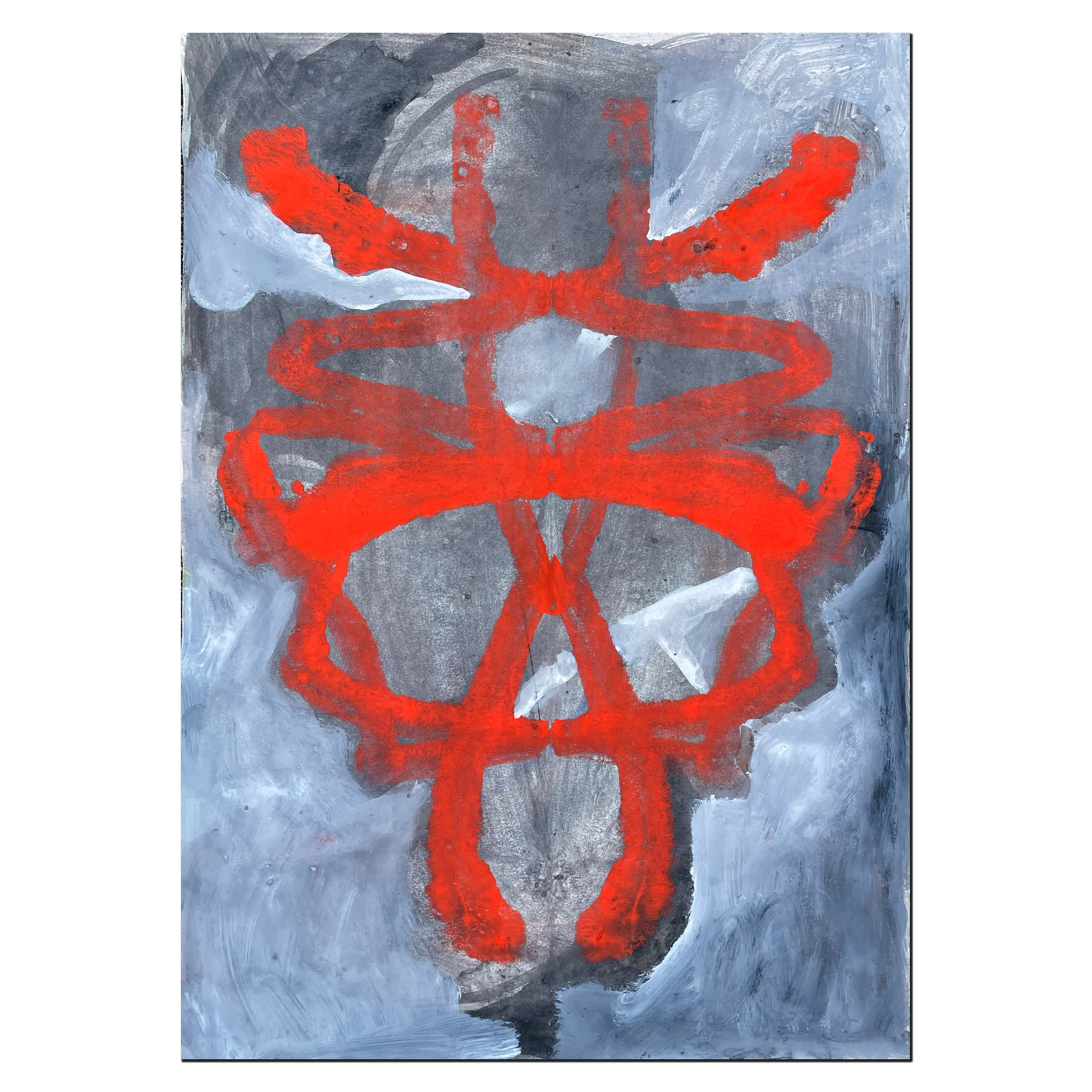 Untitled; 42 x 60 cm, 2022, guasch