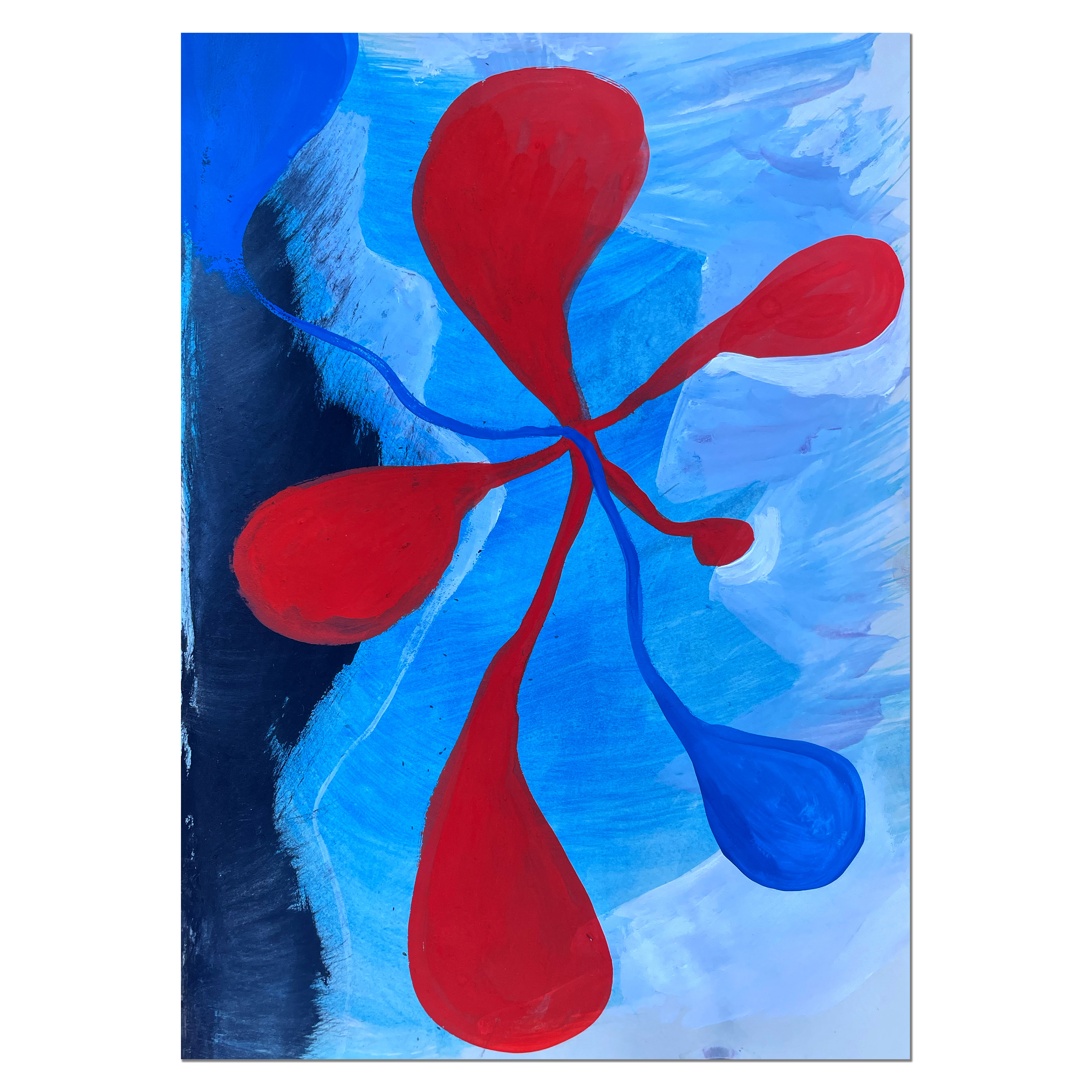 Untitled; 21 x 30 cm, 2022, guasch